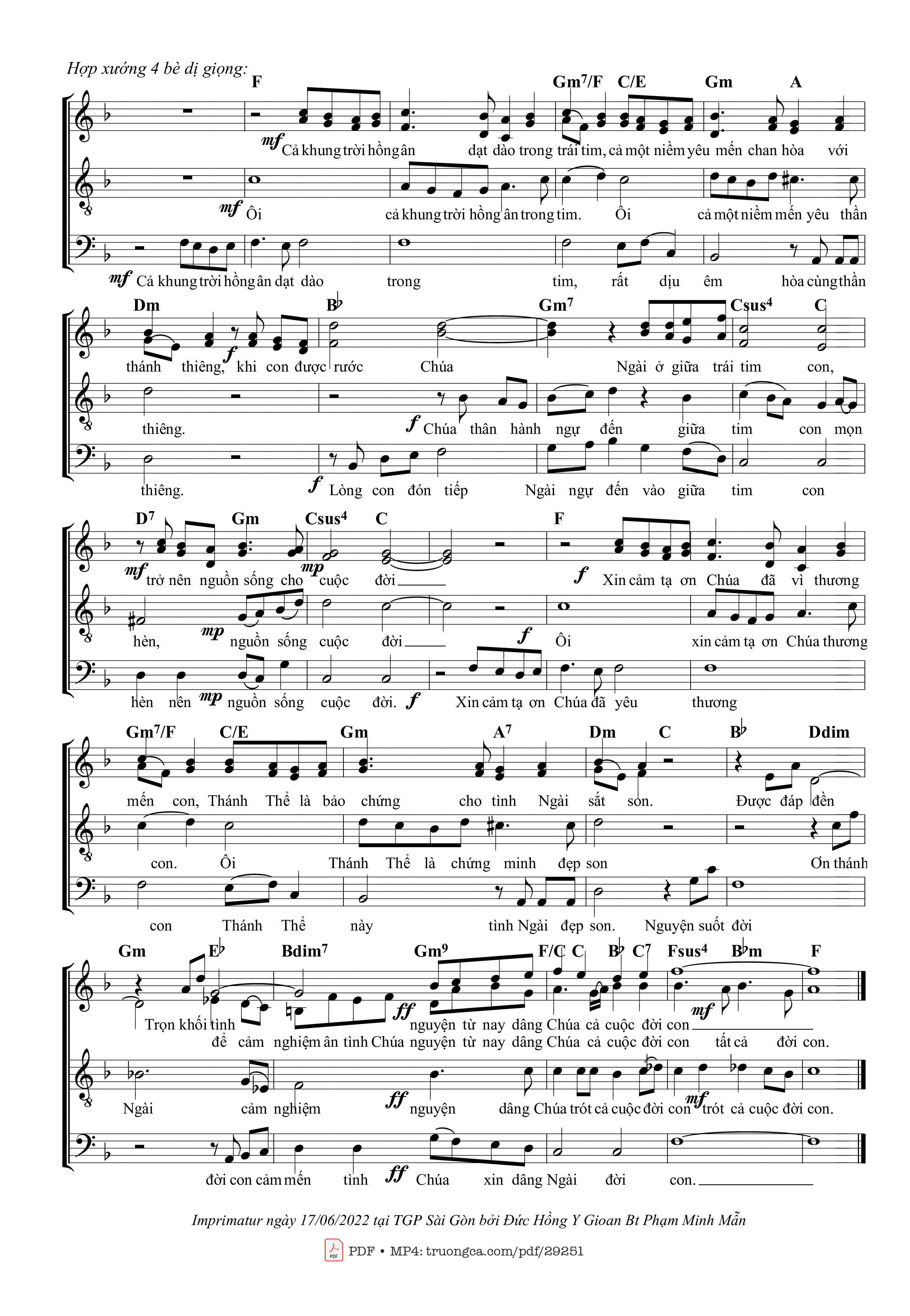 Page 2 of Sheet music PDF Tâm Tình Với Chúa 2 - Giang Tâm