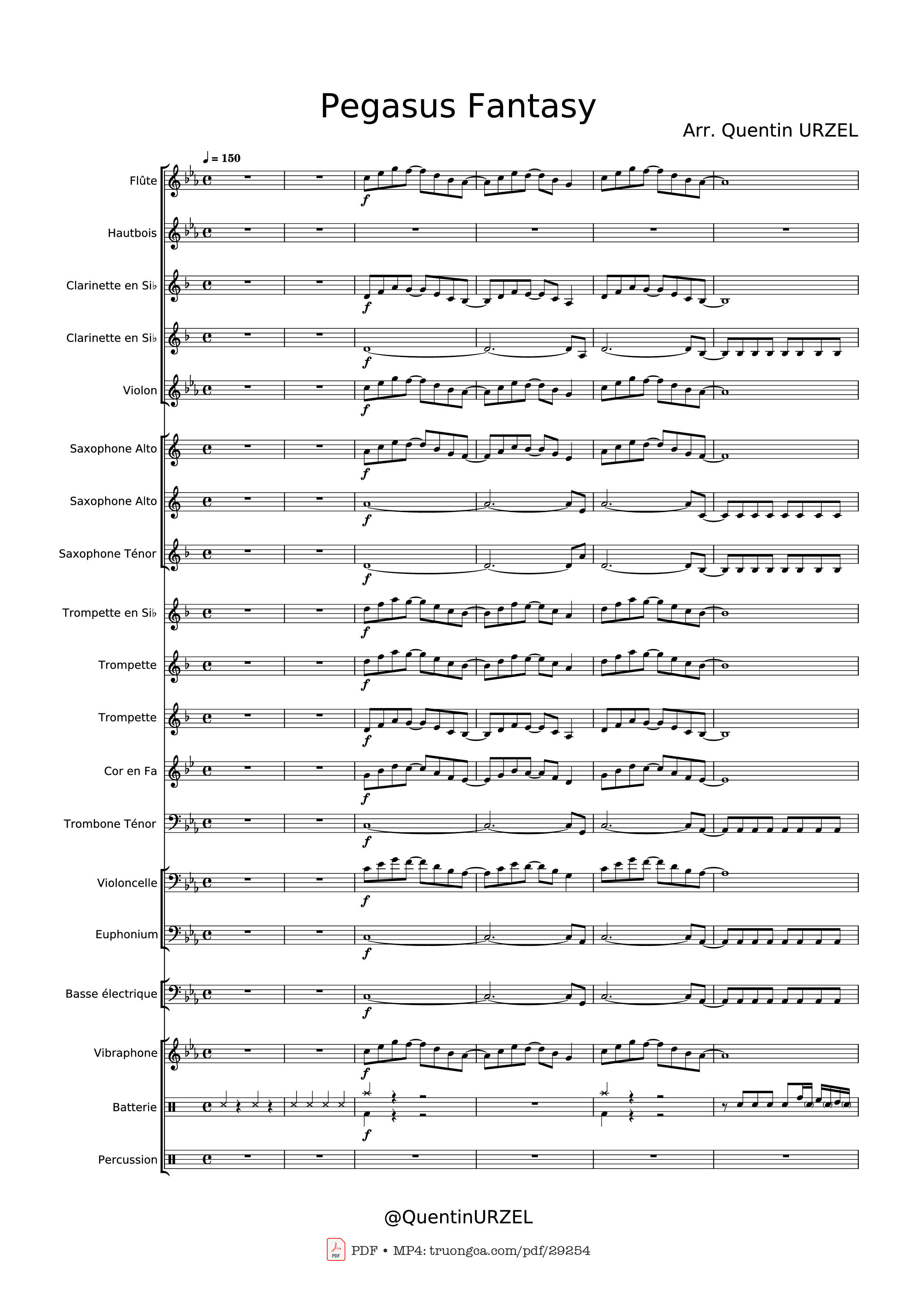 Page 1 of Sheet music PDF Pegasus Fantasy - Voroncova-Ksenija