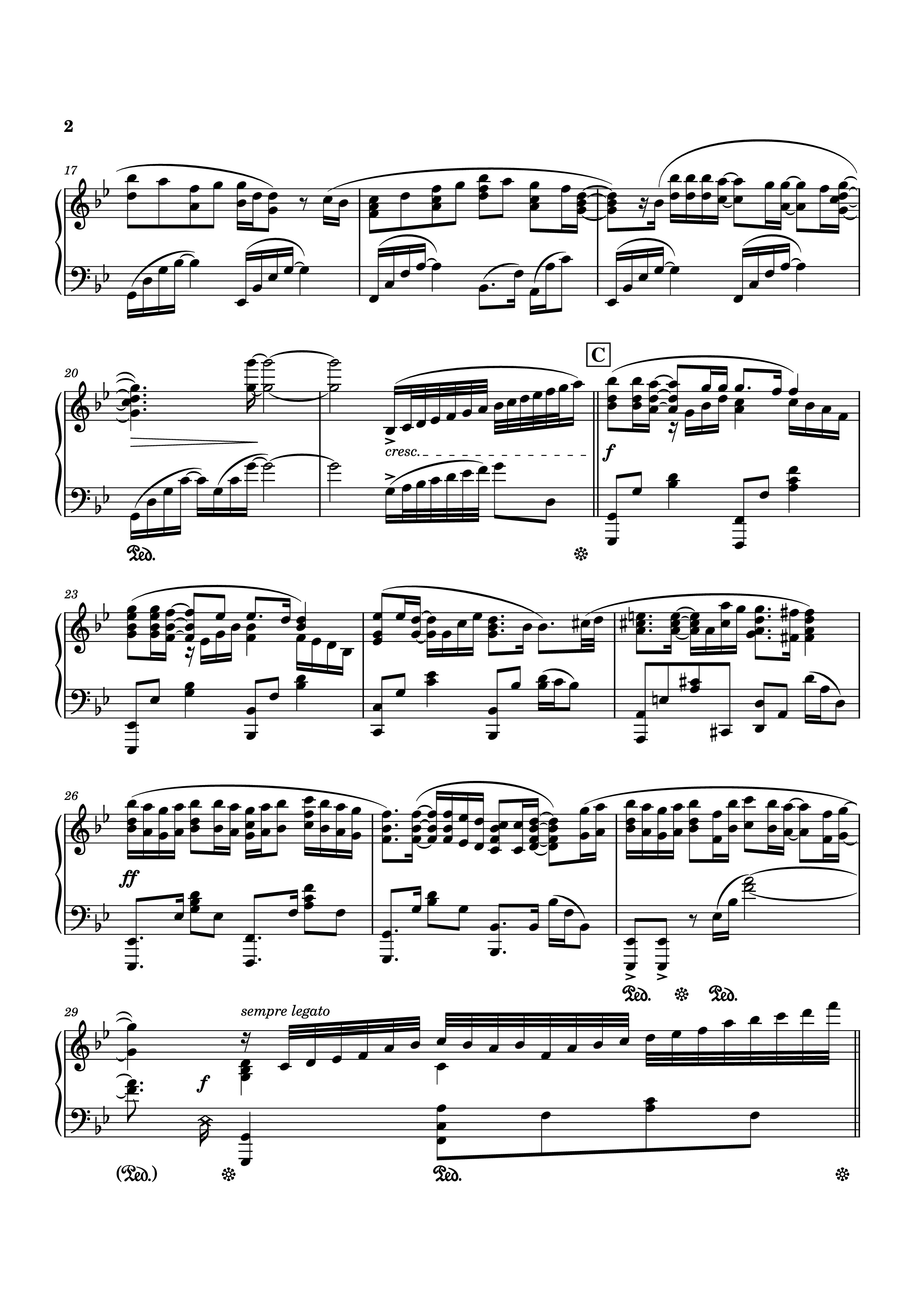 Page 2 of Sheet music PDF Piano To You, 2000... or...20000 Years From Now Piano - Original music by Linked Horizon