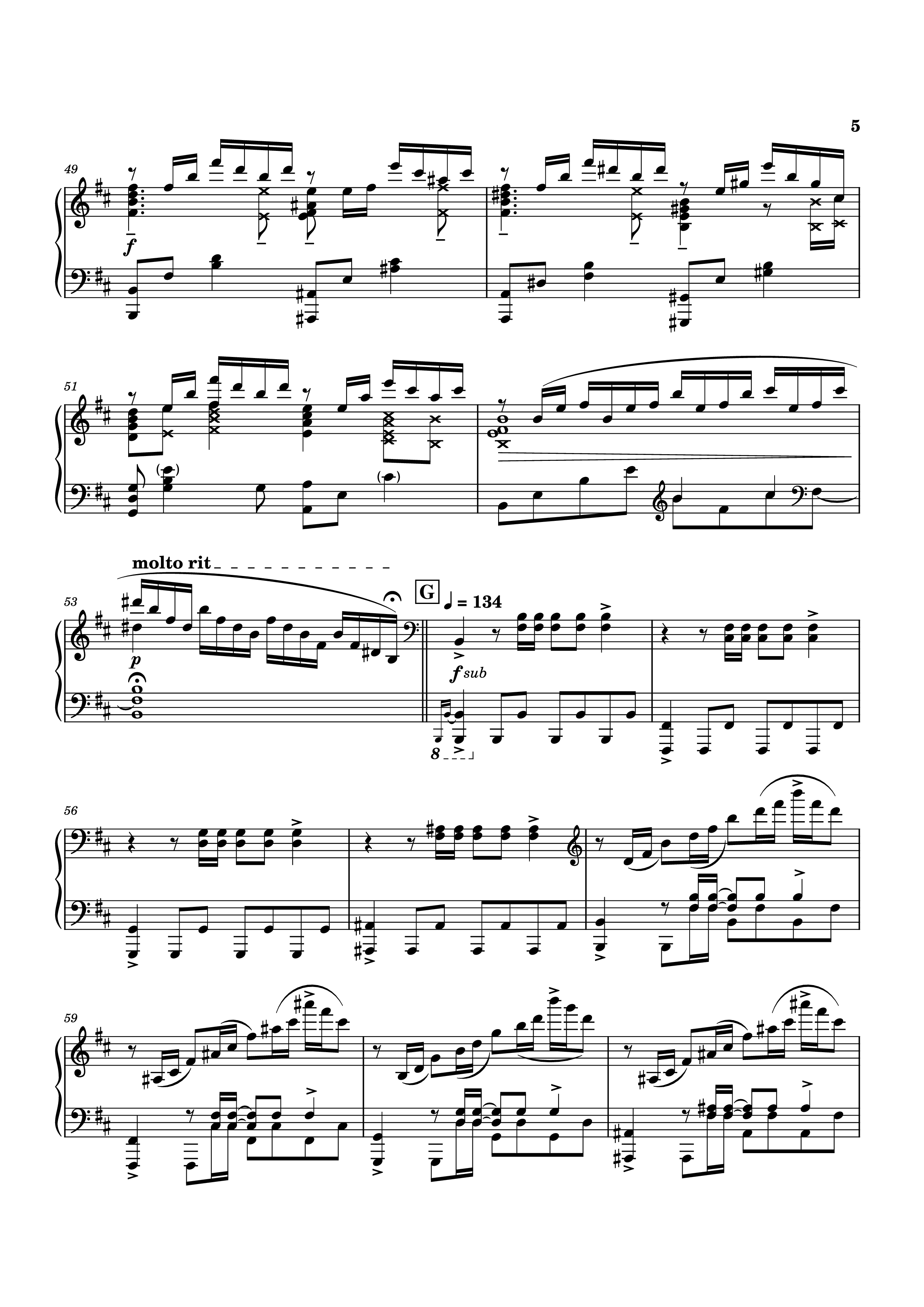 Page 5 of Sheet music PDF Piano To You, 2000... or...20000 Years From Now Piano - Original music by Linked Horizon