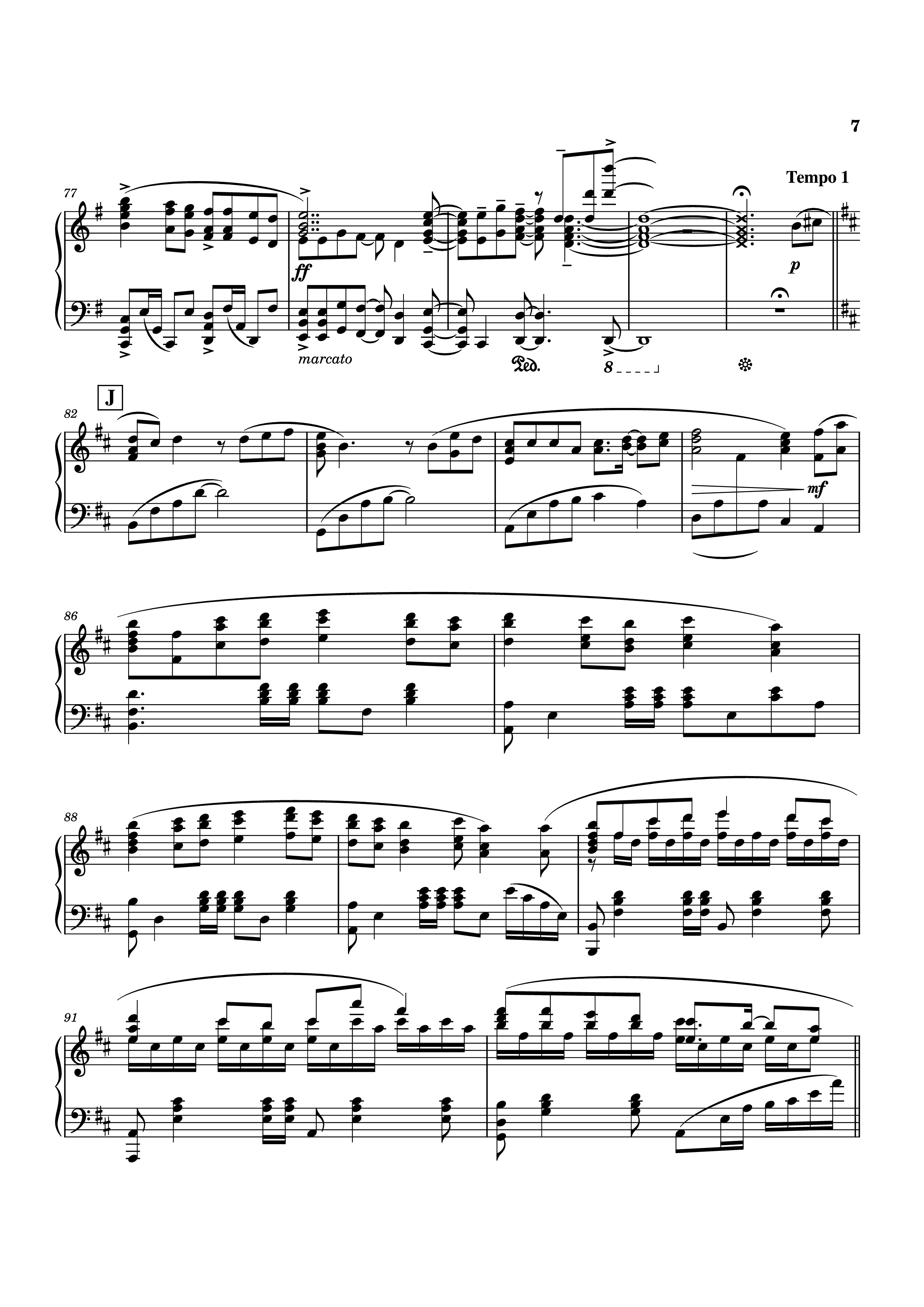 Page 7 of Sheet music PDF Piano To You, 2000... or...20000 Years From Now Piano - Original music by Linked Horizon