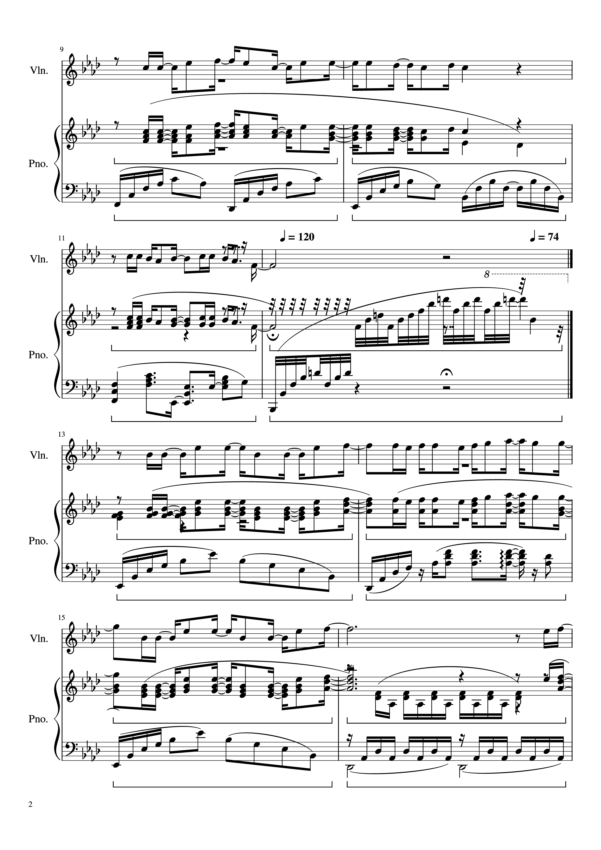 Page 2 of Sheet music PDF Piano Let It Go (Disney