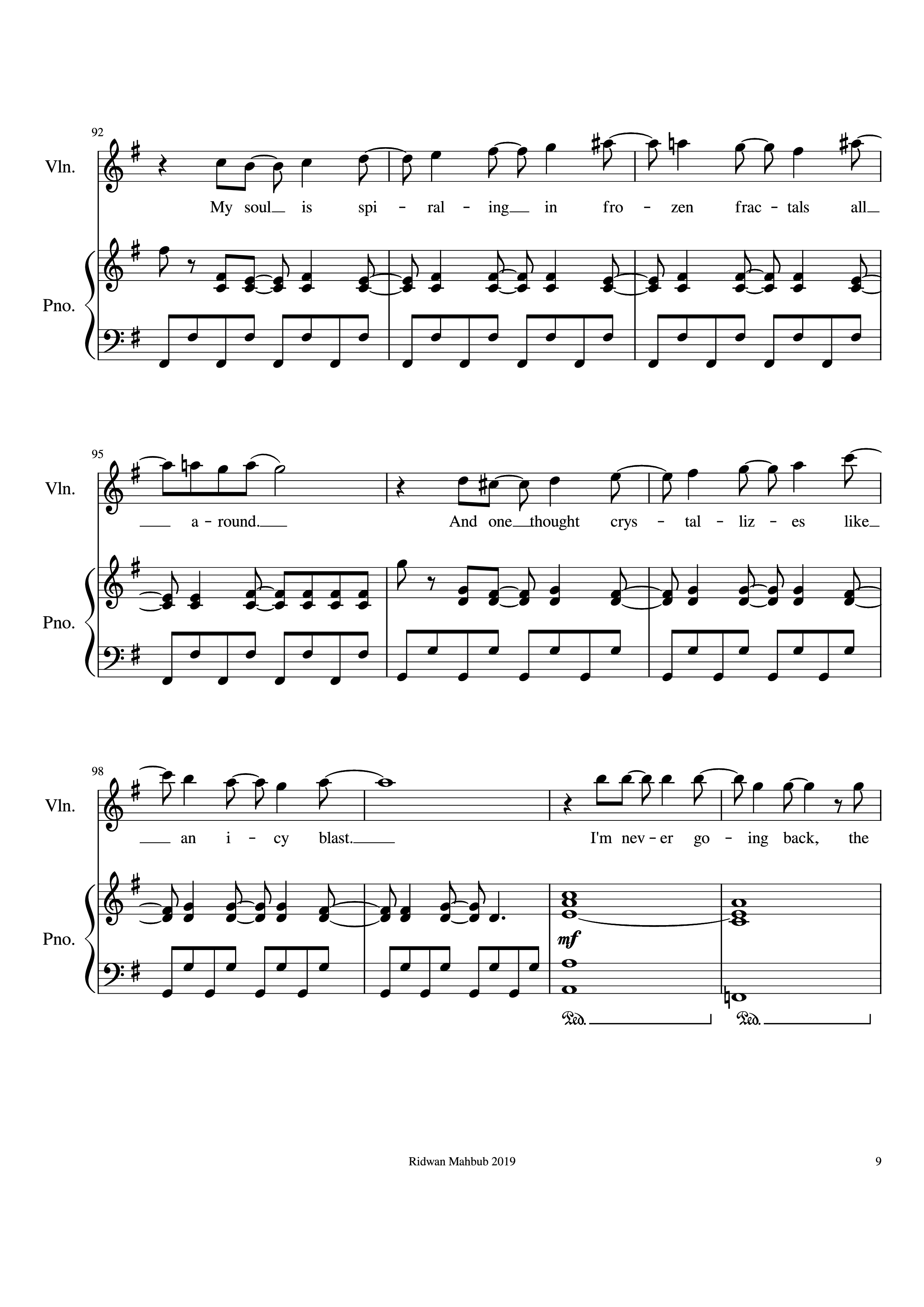 Page 9 of Sheet music PDF Piano Let It Go Piano - Bobby Lopez