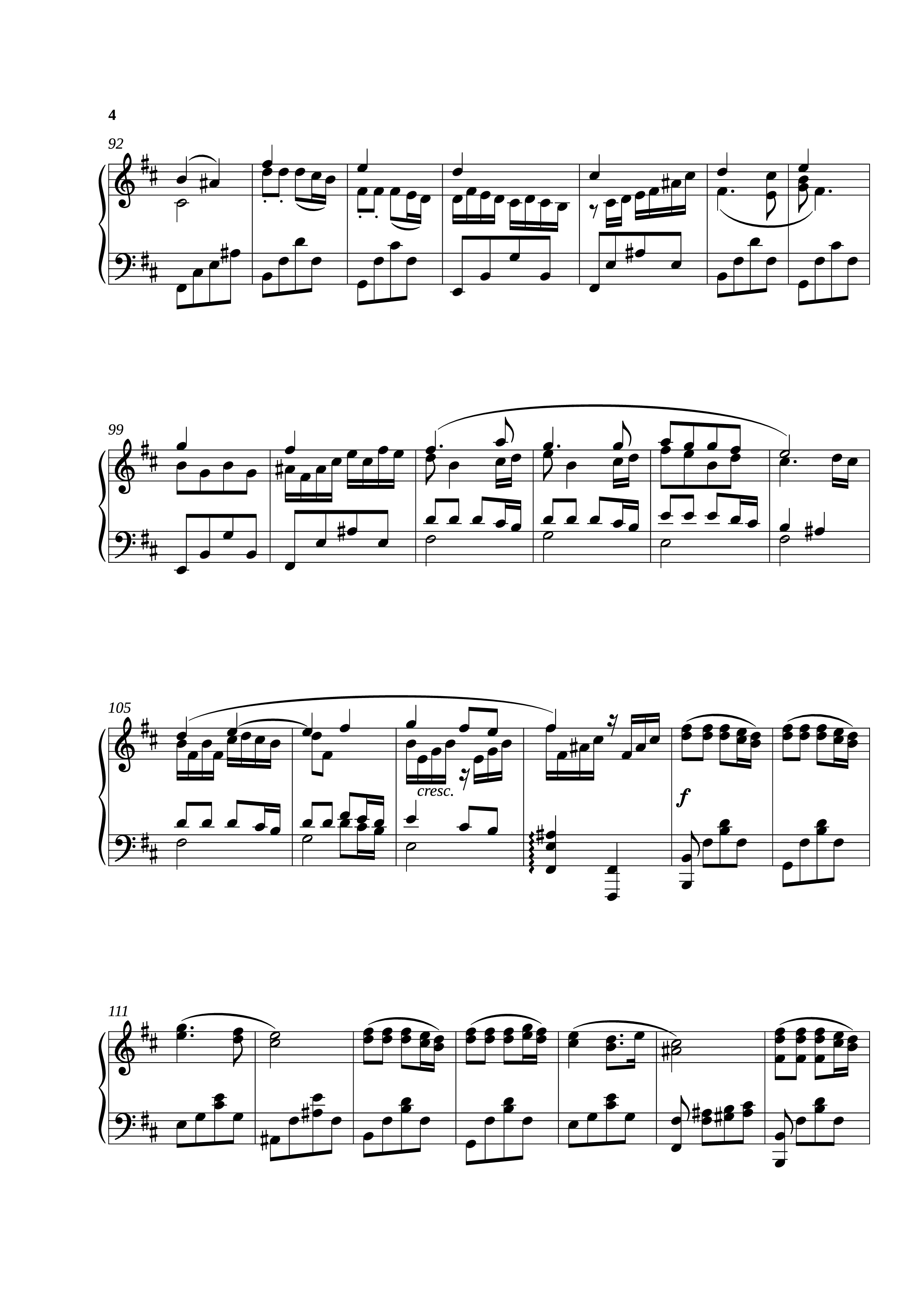 Page 4 of Sheet music PDF Lumière - Lorien Testard