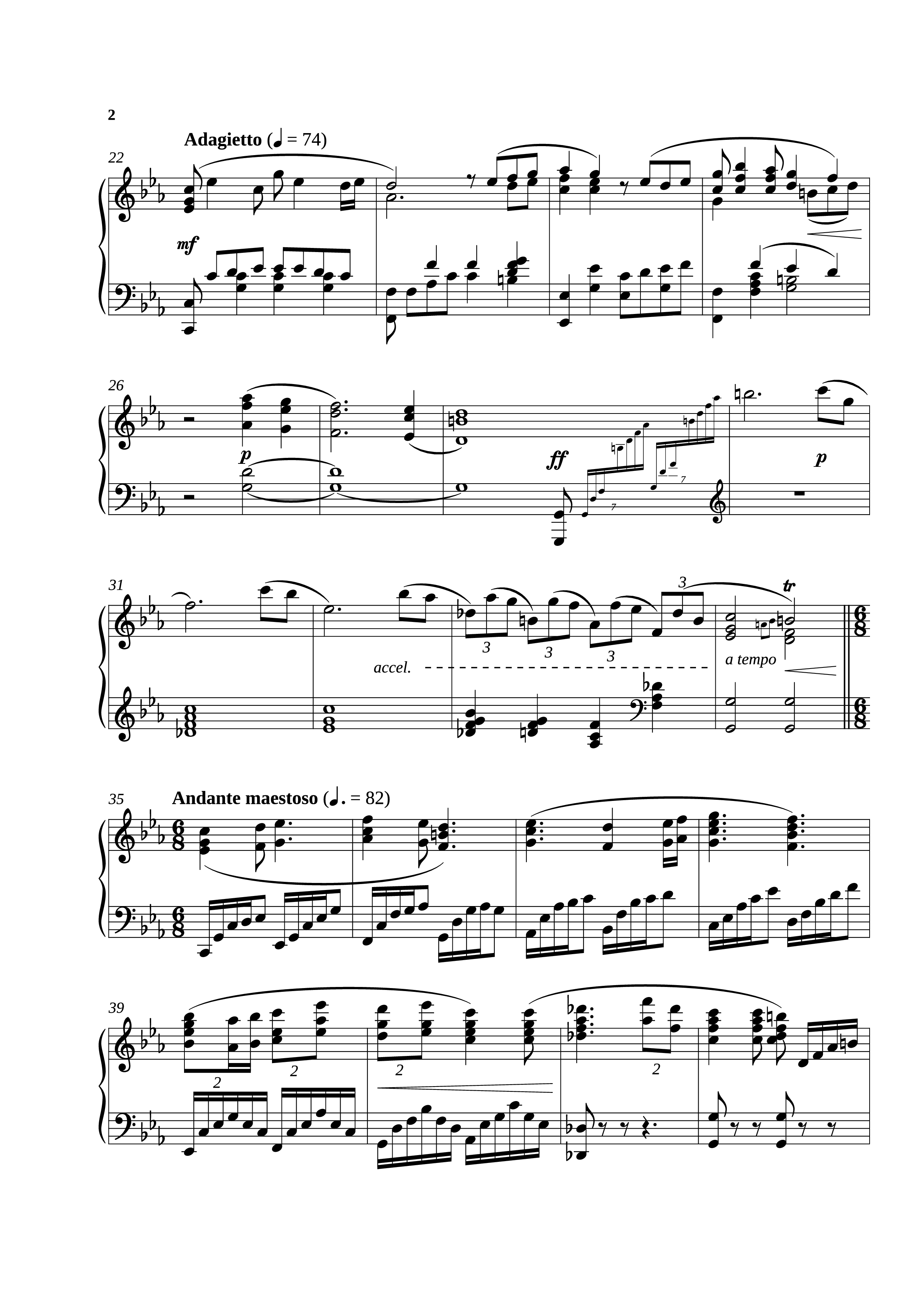 Page 2 of Sheet music PDF Renoir - Lorien Testard