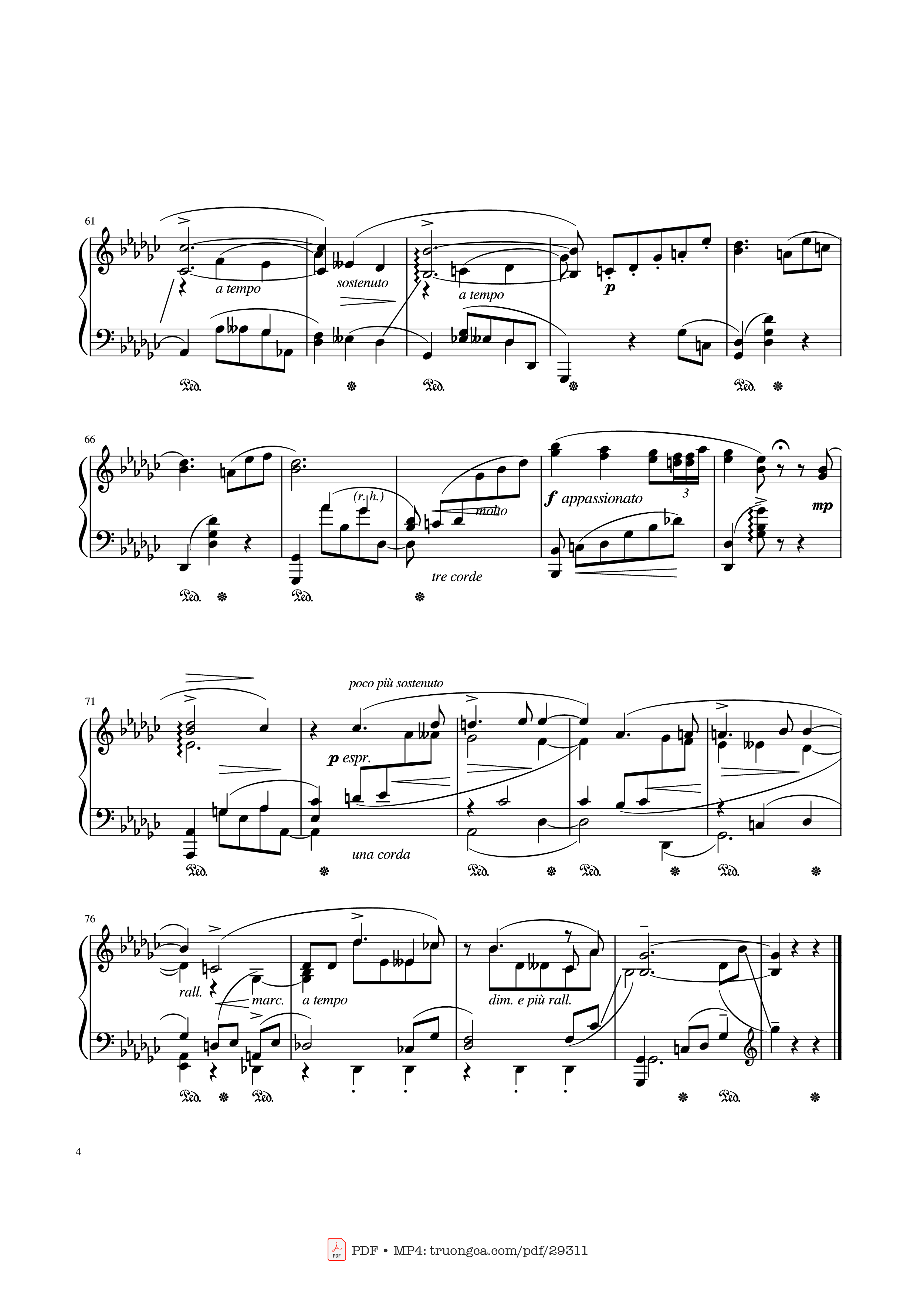 Page 4 of Sheet music PDF Old Vienna Piano - Leopold Godowsky