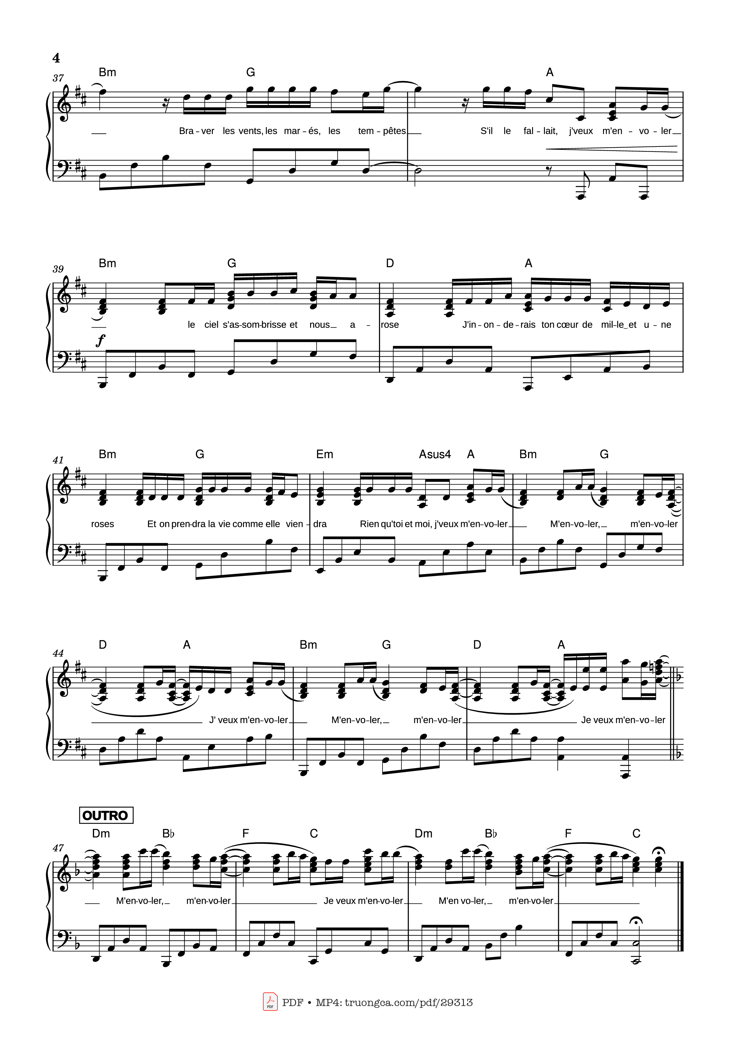 Page 4 of Sheet music PDF Piano M