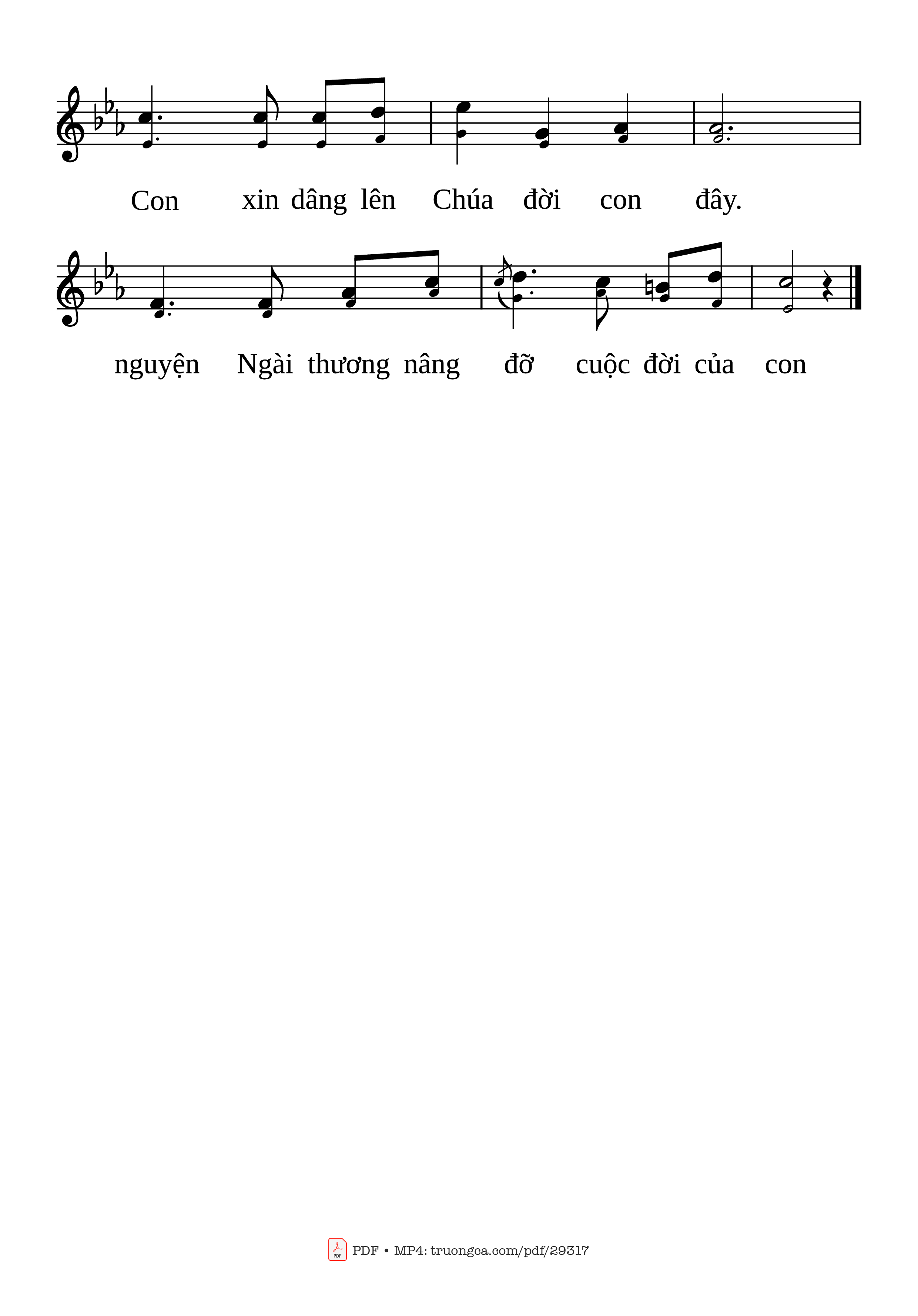 Page 3 of Sheet music PDF Dâng ngài - Trọng Khẩn
