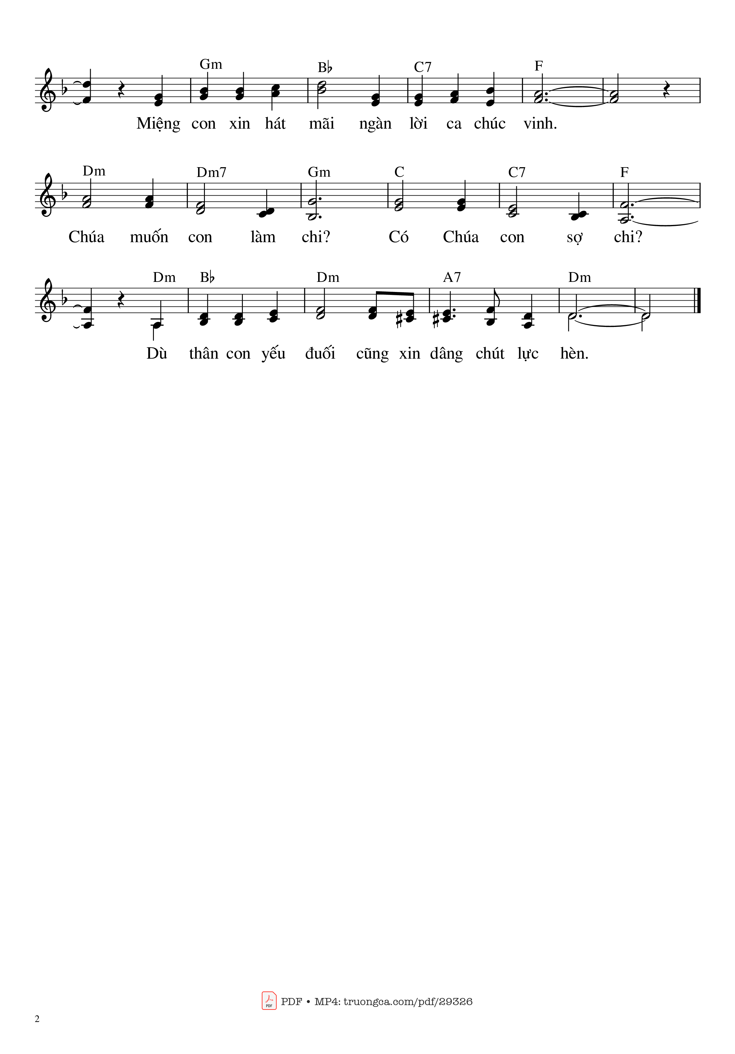 Page 2 of Sheet music PDF Tâm Ca Ngọn Nến - Hải Nguyễn