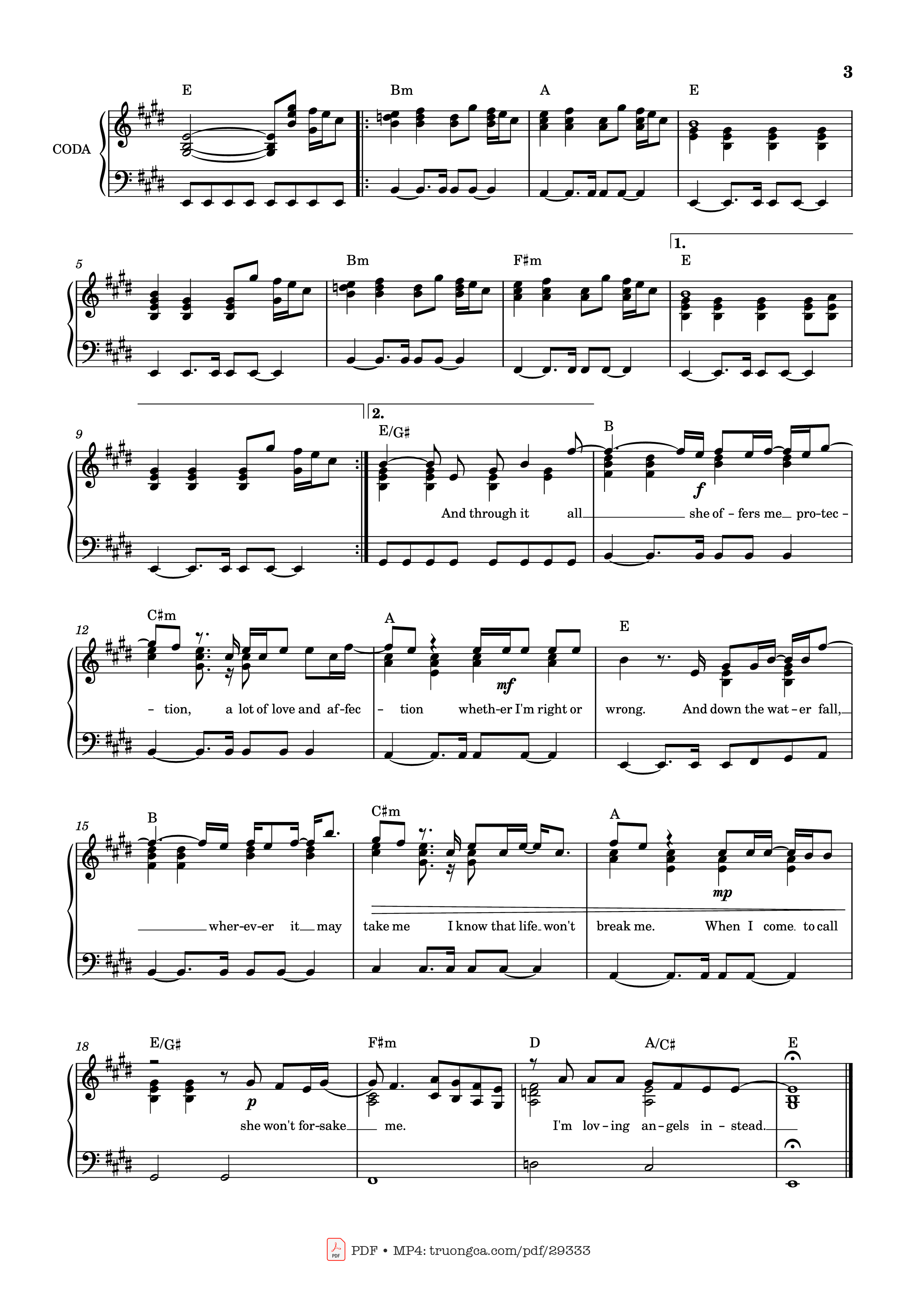 Page 3 of Sheet music PDF Piano Angels Piano - Undefined