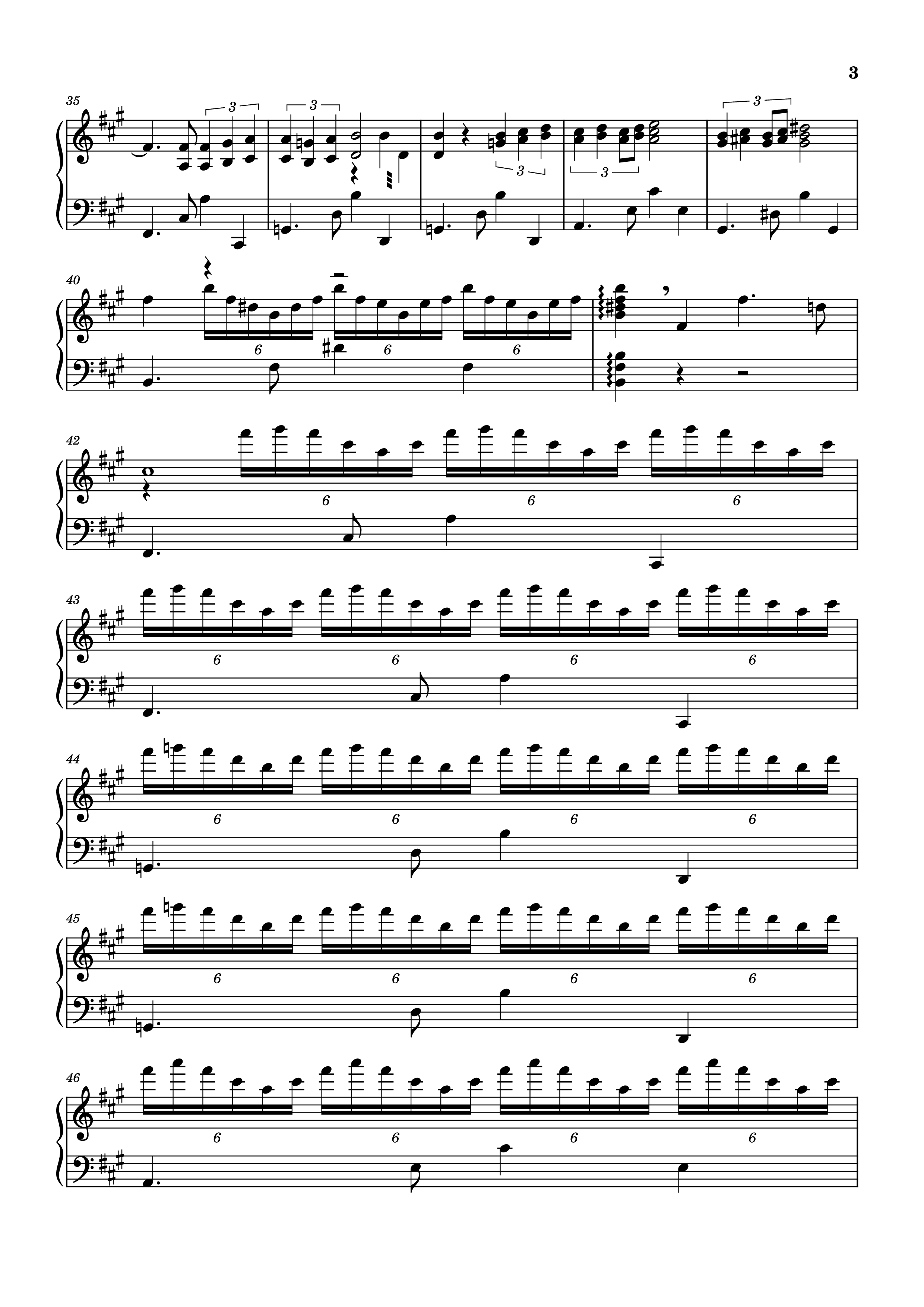 Page 3 of Sheet music PDF Piano Lady Grinning Soul Piano - Words & Music by David Bowie