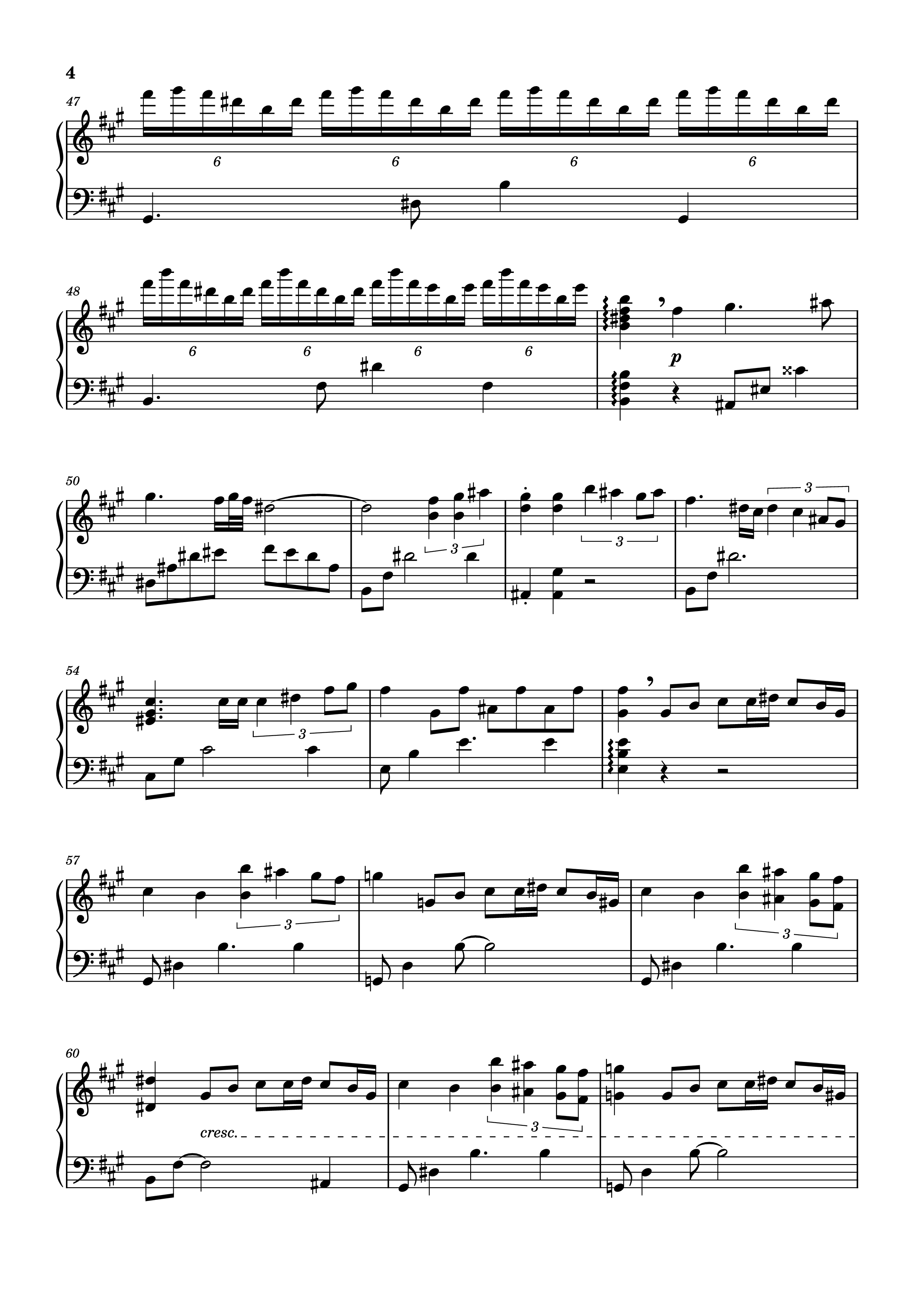 Page 4 of Sheet music PDF Piano Lady Grinning Soul Piano - Words & Music by David Bowie
