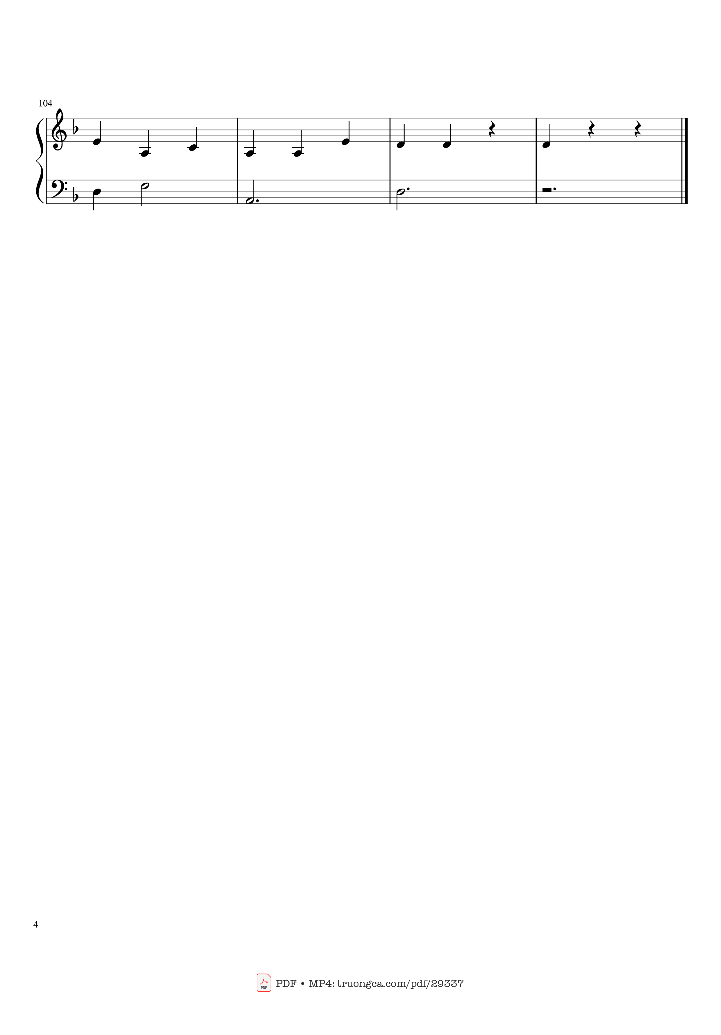 Page 4 of Sheet music PDF Piano Davy Jones Theme Piano - Undefined