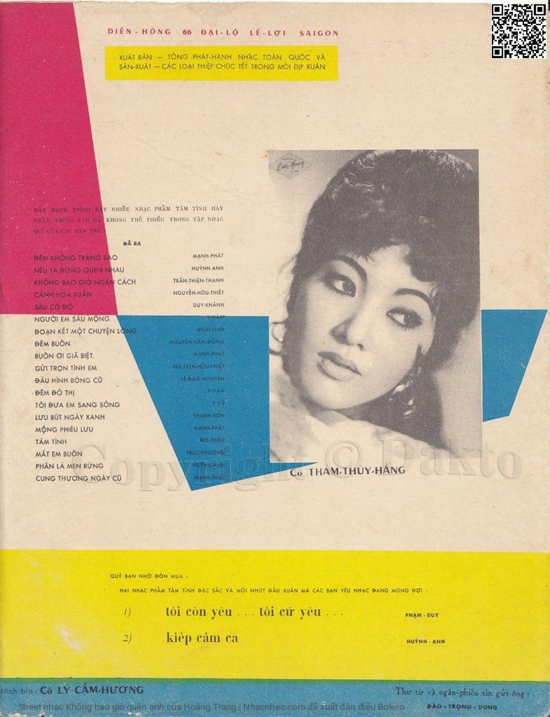 Page 4 of Sheet music PDF Không bao giờ quên anh - Hoàng Trang