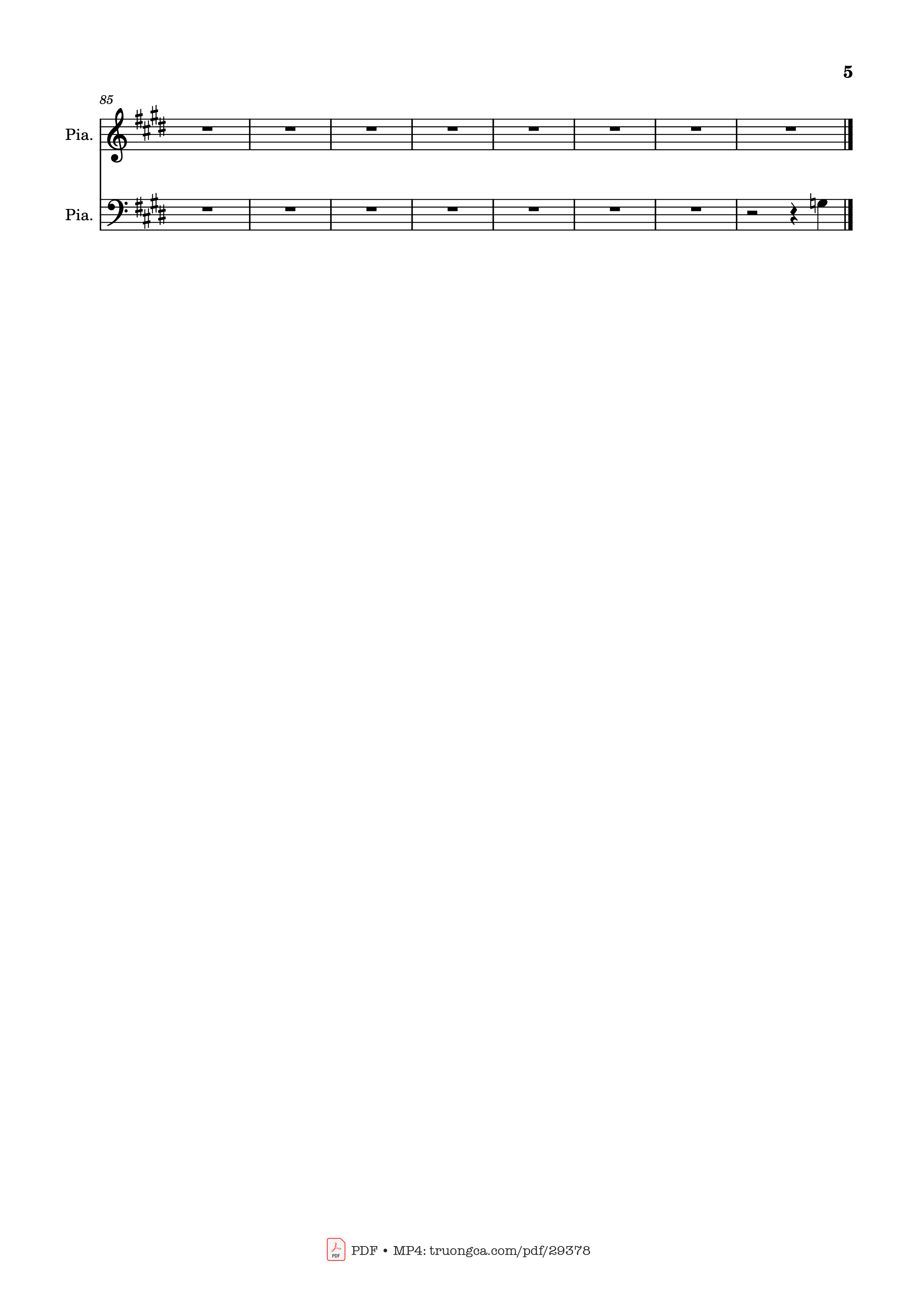 Page 5 of Sheet music PDF Piano Geometry Dash - Skeletal Shenanigans Piano - Undefined