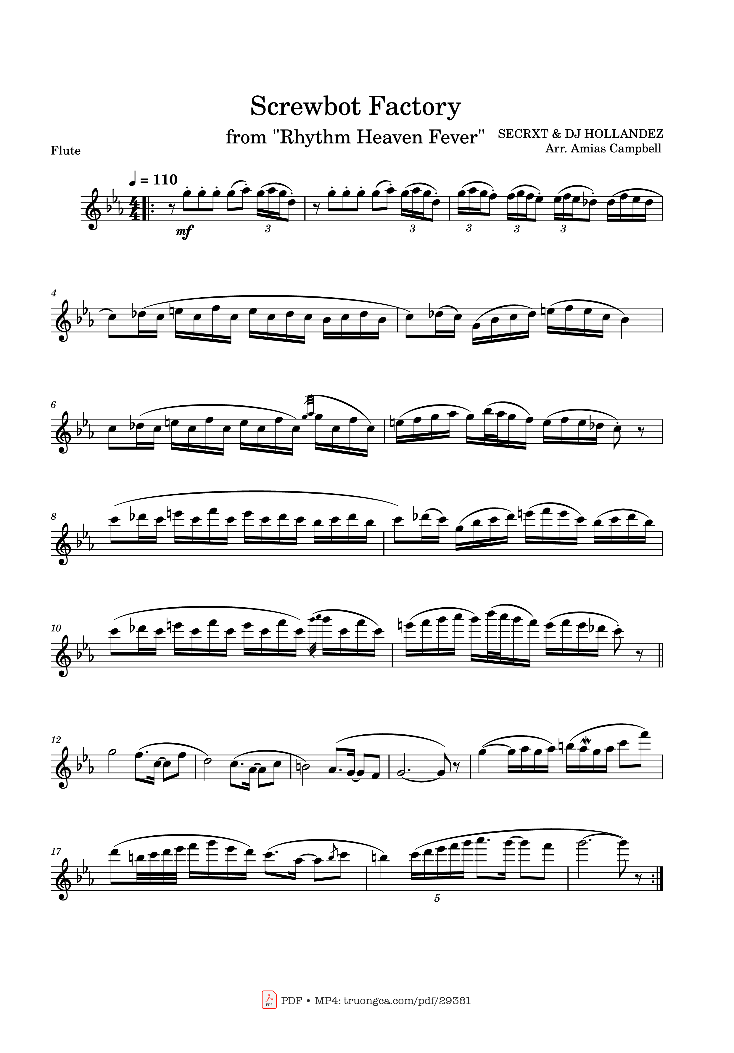 Sheet PDF of Screwbot Factory