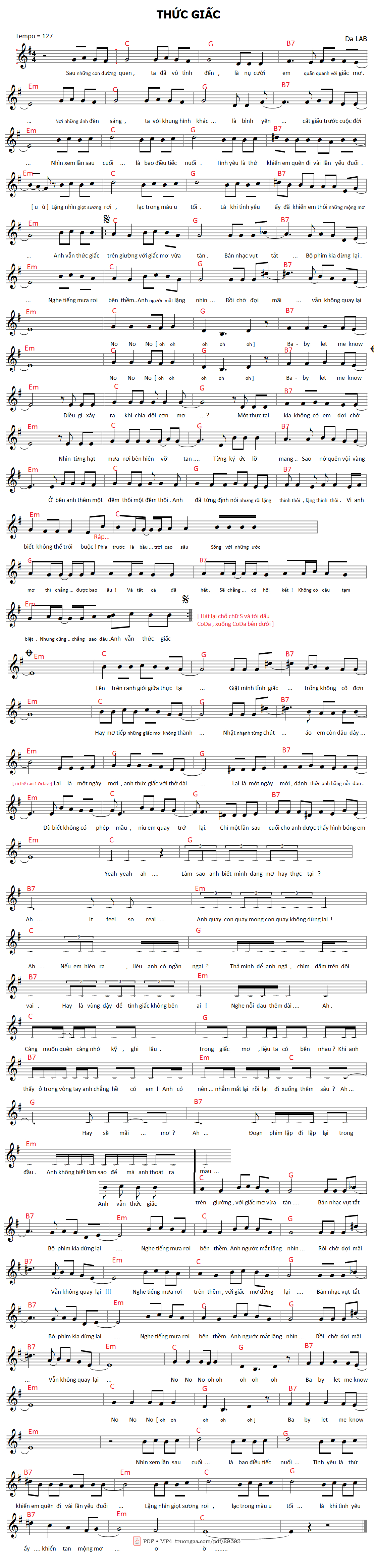 Thức giấc - Da Lab