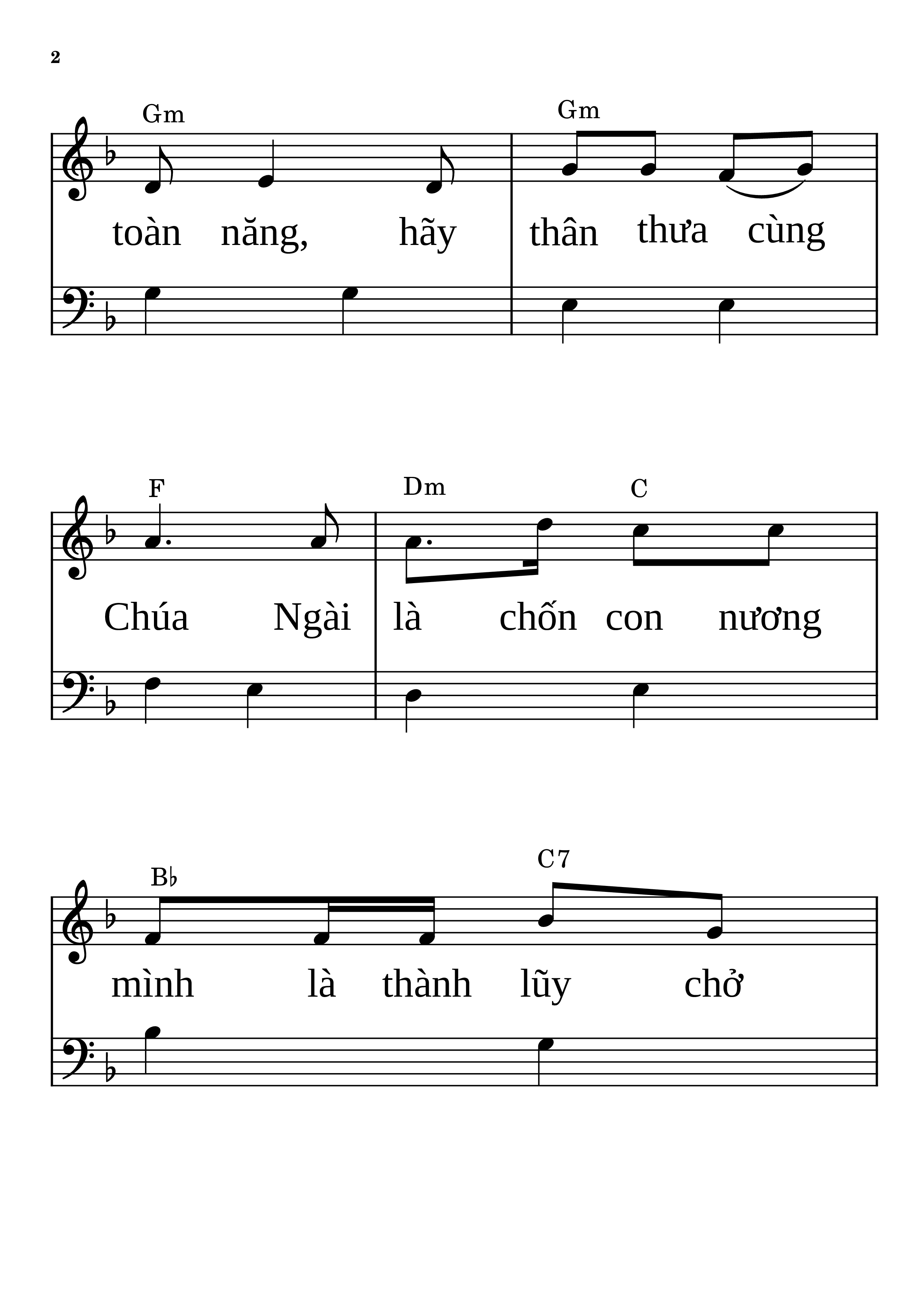 Hỡi ai nương tựa Đấng Tối Cao, Trang 2