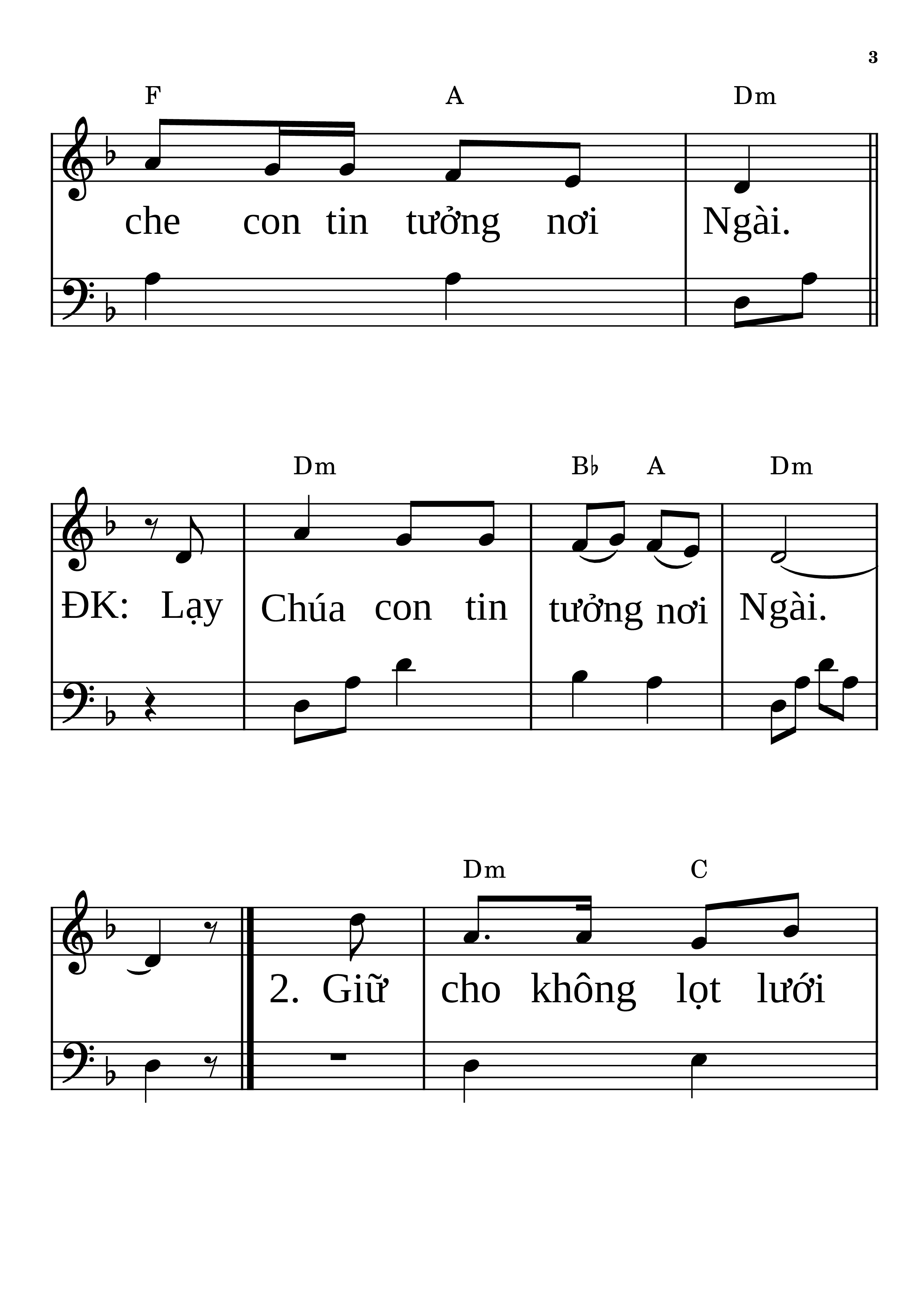 Hỡi ai nương tựa Đấng Tối Cao, Trang 3