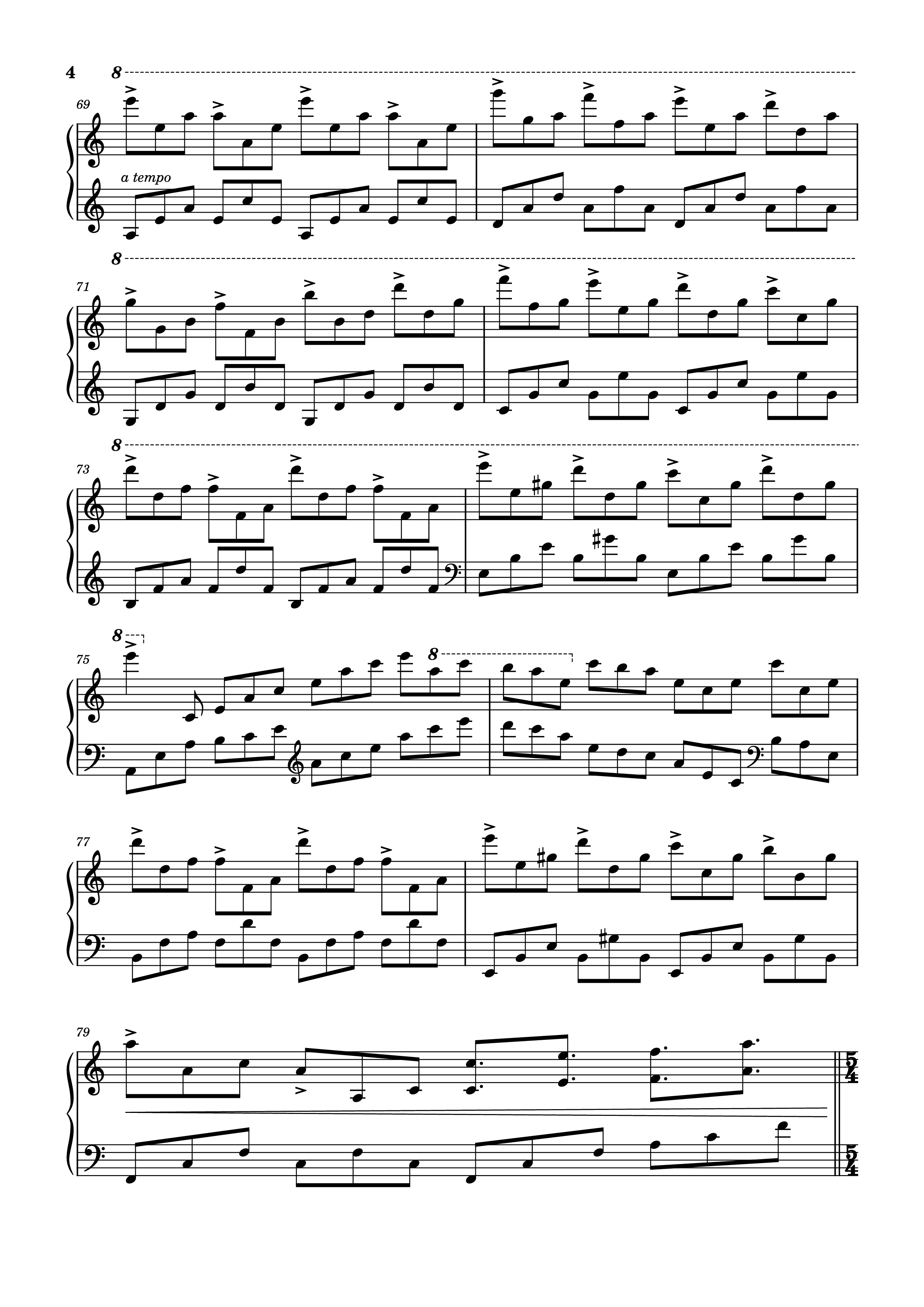 Page 4 of Sheet music PDF Piano Schindler