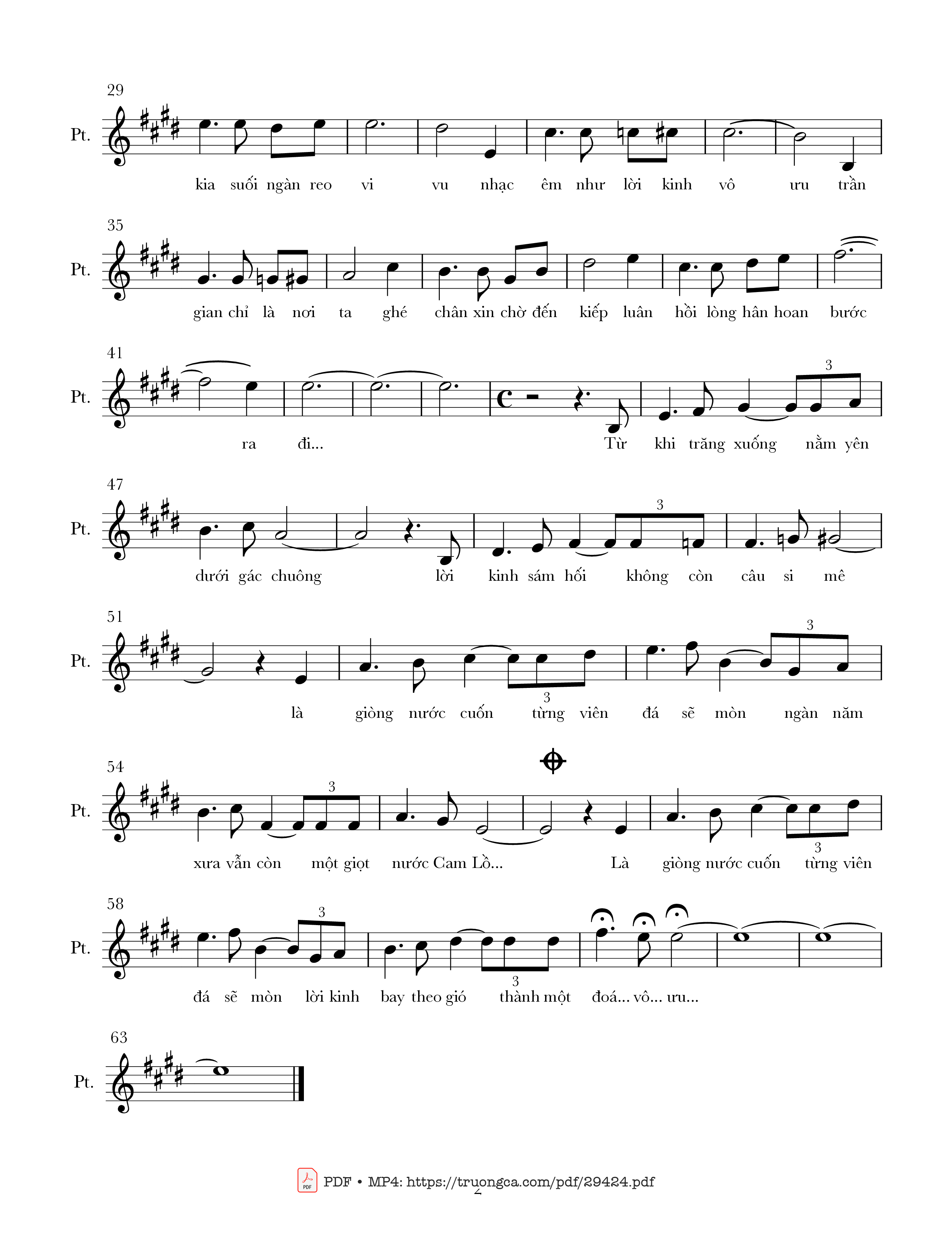Page 2 of Sheet music PDF Giọt nước Cam Lồ (Phỏng theo Diệu Pháp Liên Hoa Kinh) - Nguyễn Hoàng Đô