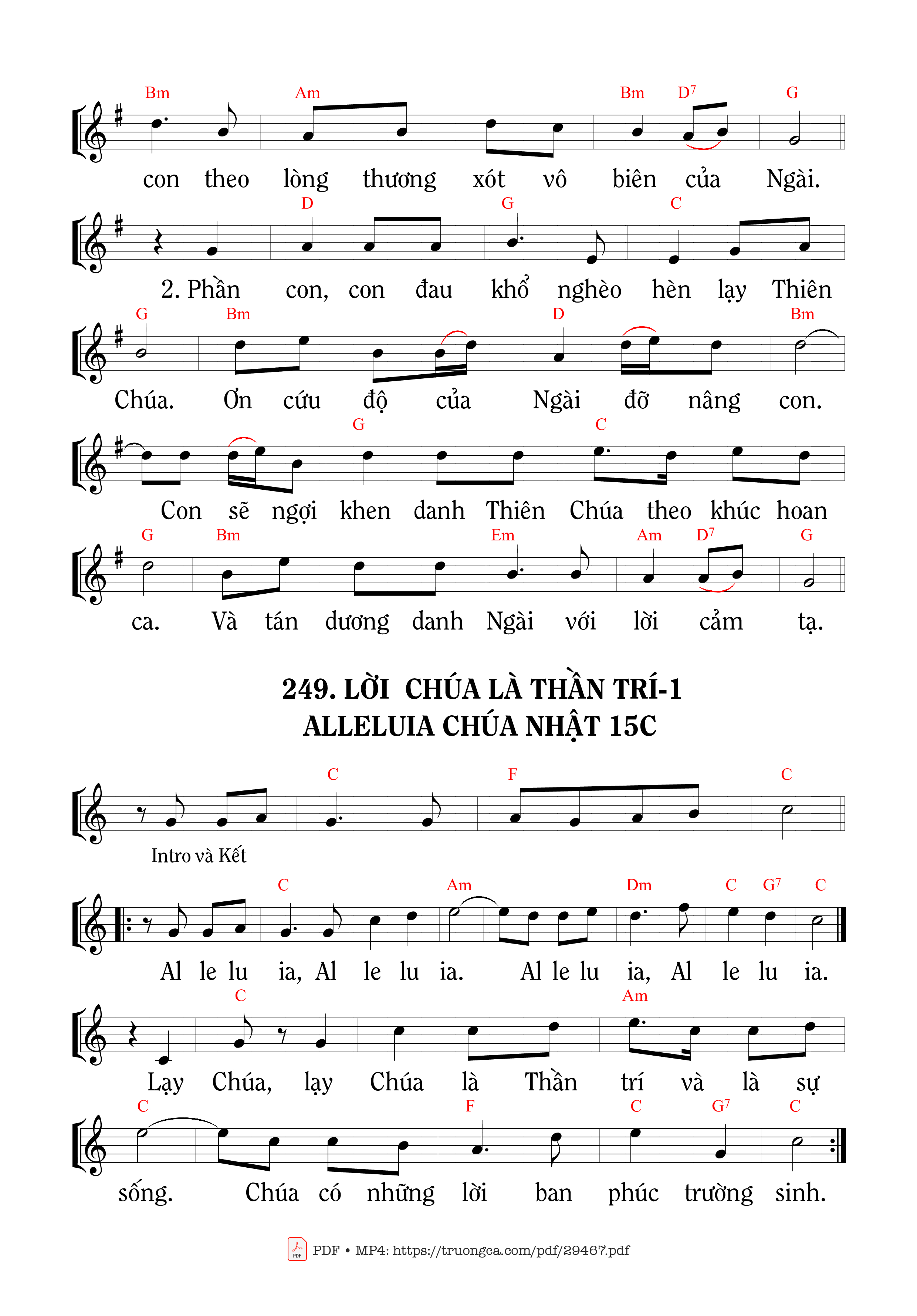 Page 2 of Sheet music PDF Thánh Vịnh 68, Những Ai Khiêm Cung - Mi Trầm