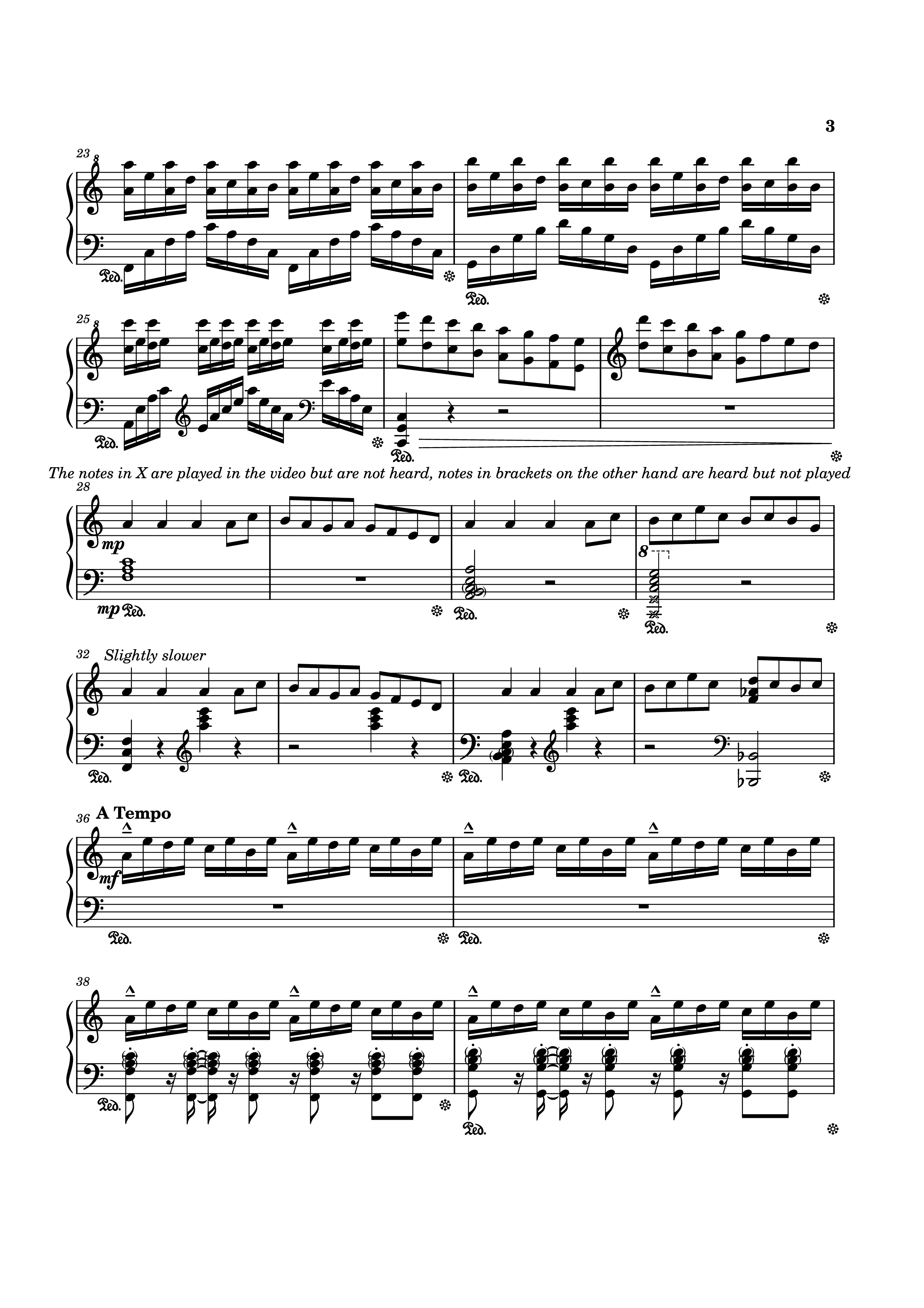 Page 3 of Sheet music PDF Piano Rush Of Life Piano - Composed by Tony Ann