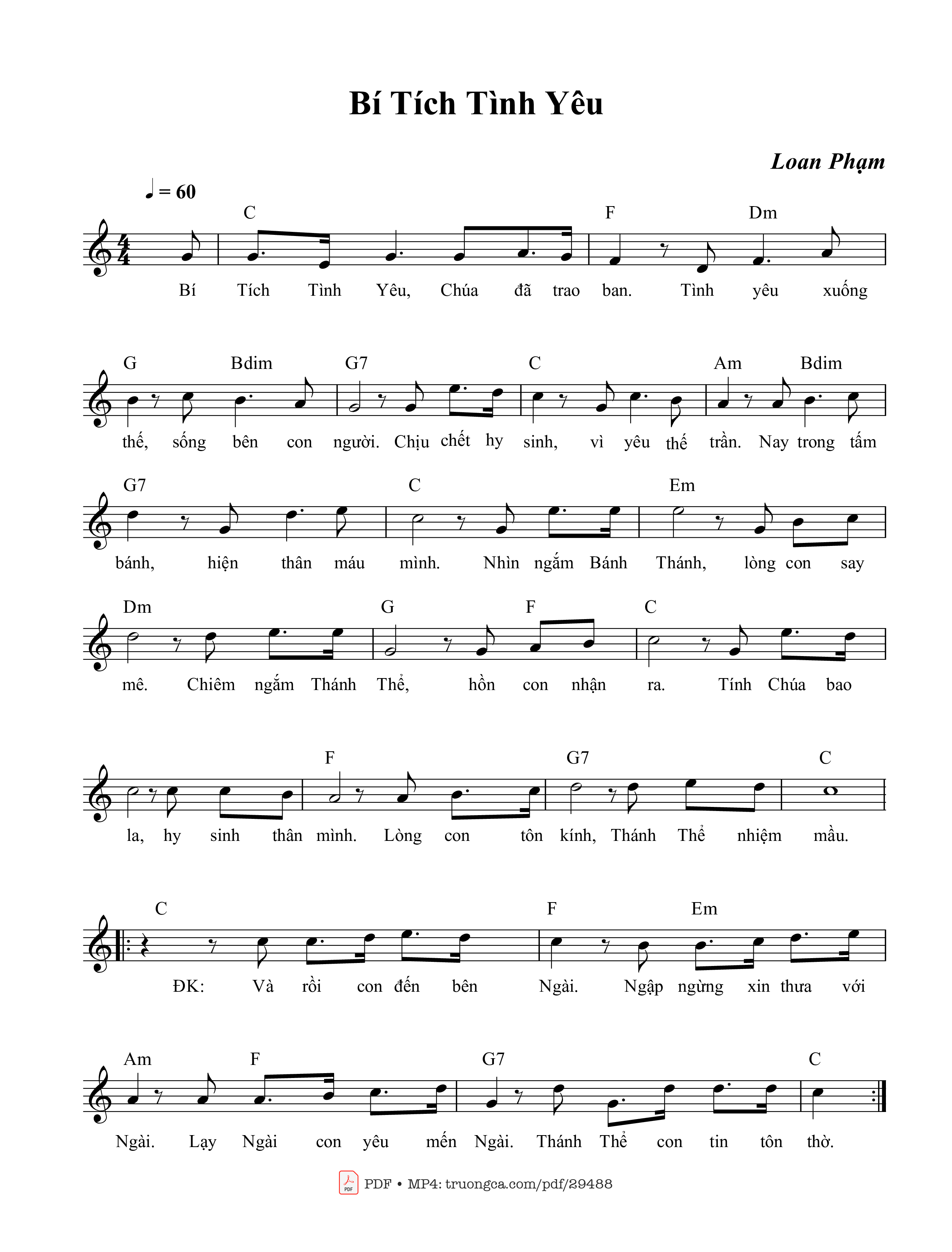 Bí Tích Tình Yêu