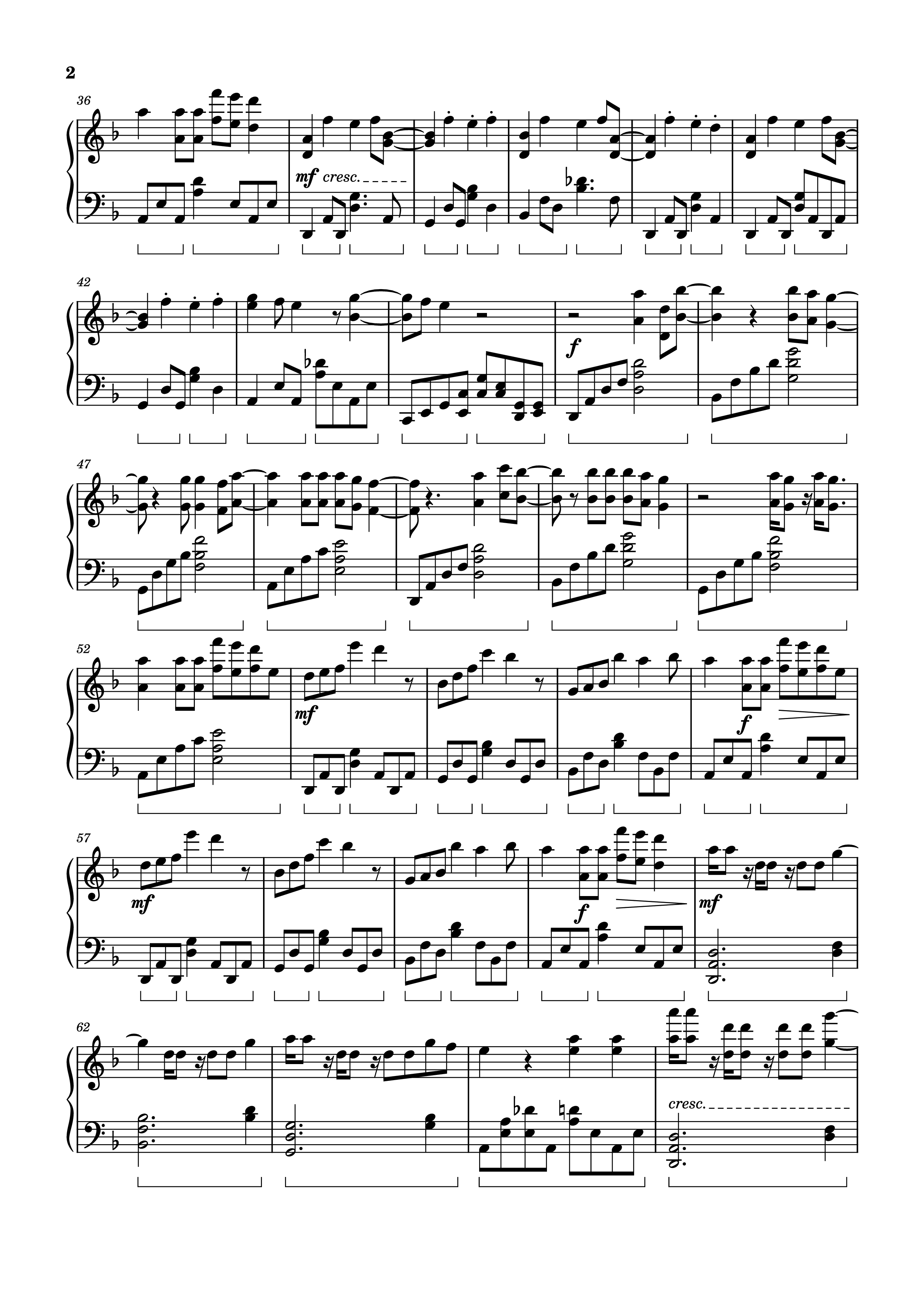 Page 2 of Sheet music PDF Piano Catch Me If You Can Piano - Car-Is-Ma