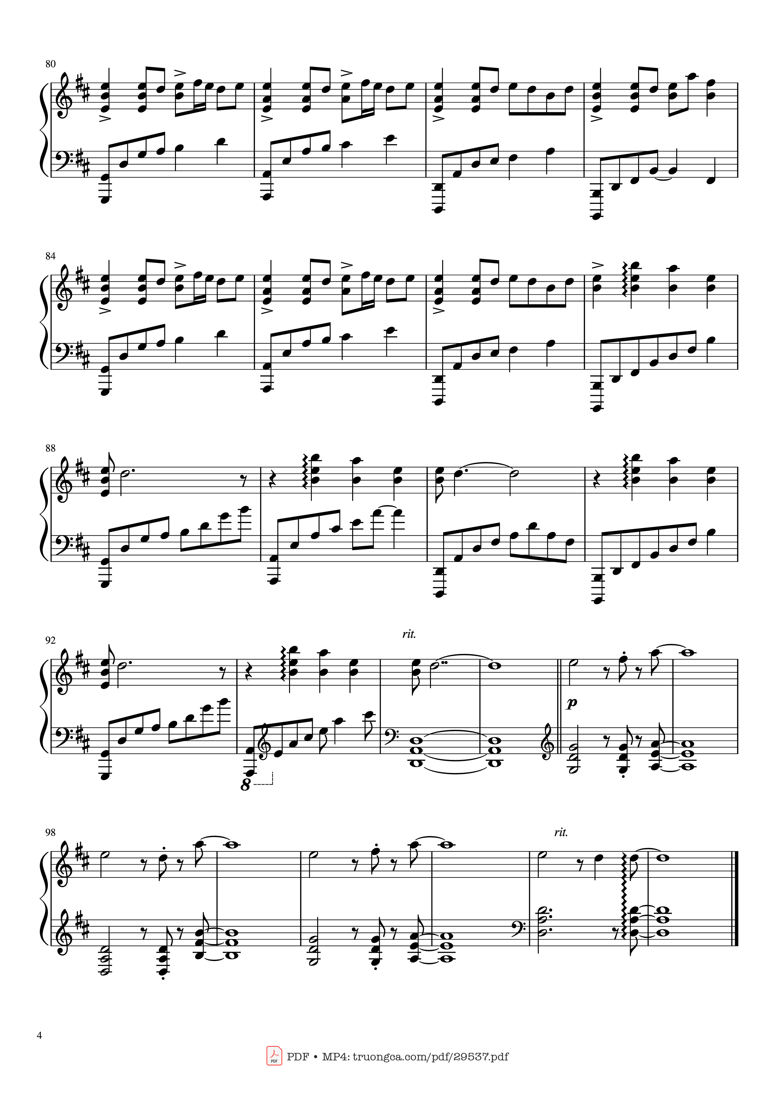 Page 4 of Sheet music PDF Piano Spice Piano - Tokyo Karan Koron