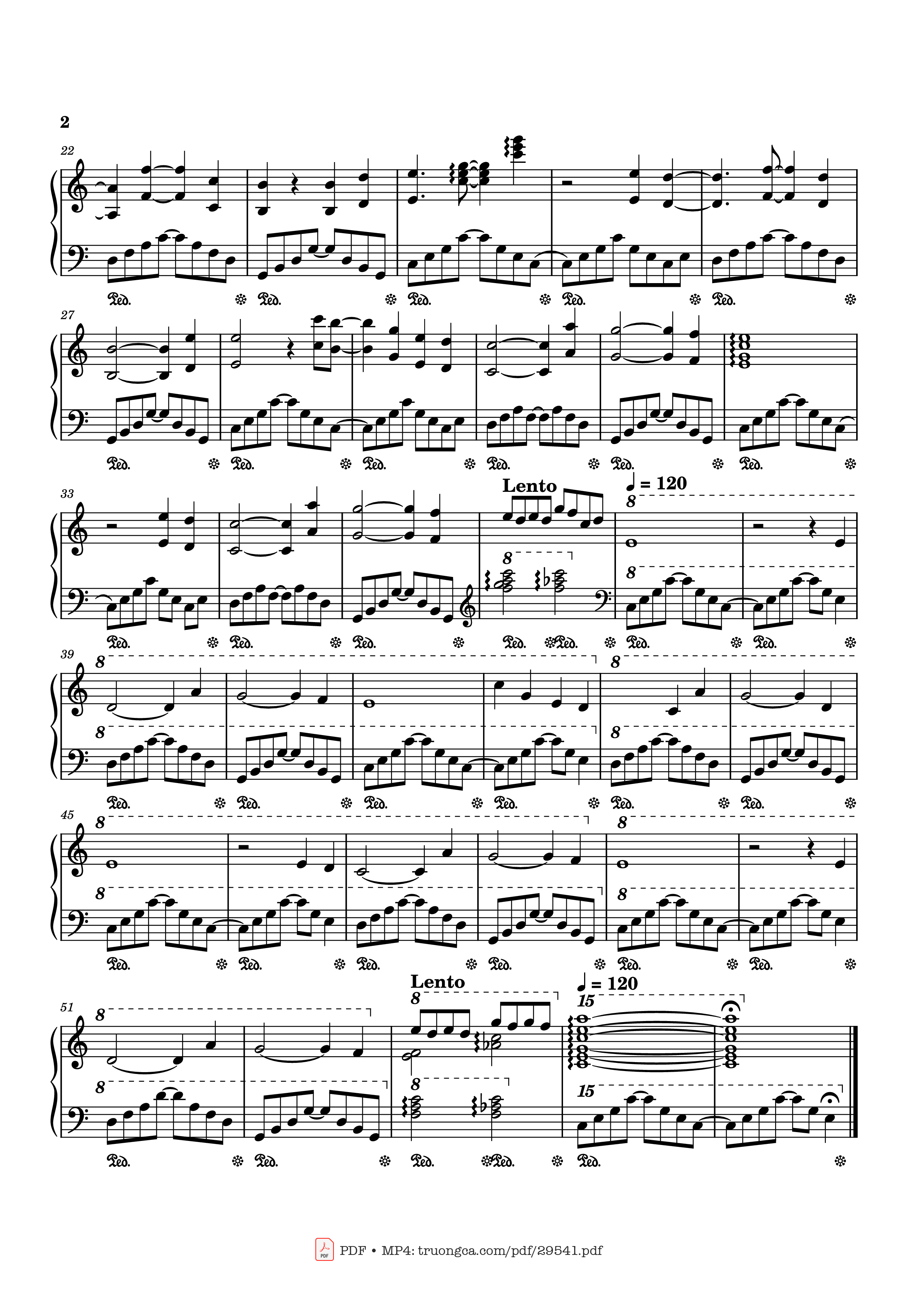 Page 2 of Sheet music PDF Piano The Moon Song Piano - Composed by Karen Orzolek