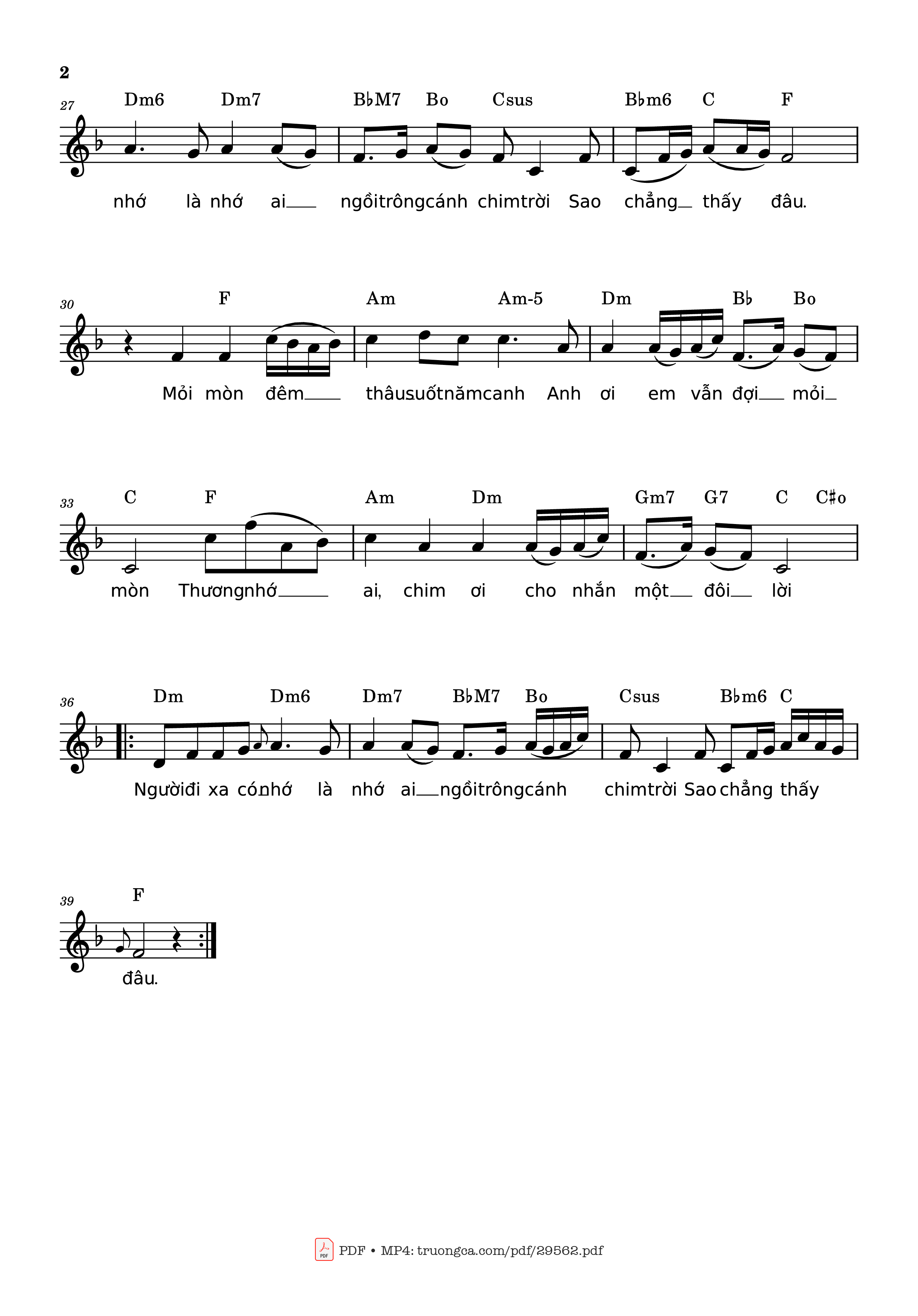 Page 2 of Sheet music PDF Bèo Dạt Mây Trôi - Theresa U