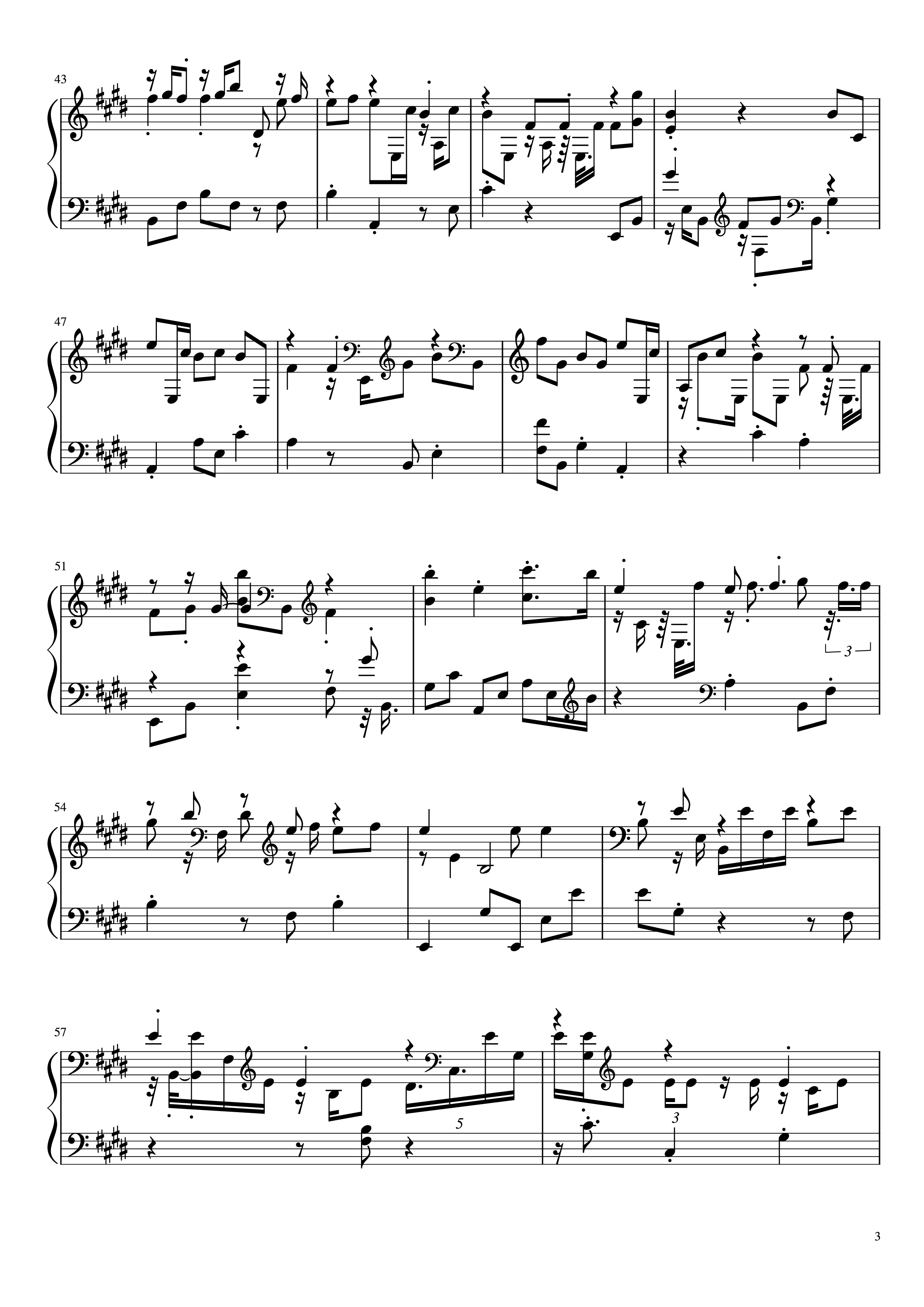 Page 3 of Sheet music PDF Ấn nút nhớ... thả giấc mơ Piano - Ca sĩ, sáng tác: Sơn Tùng M-PT