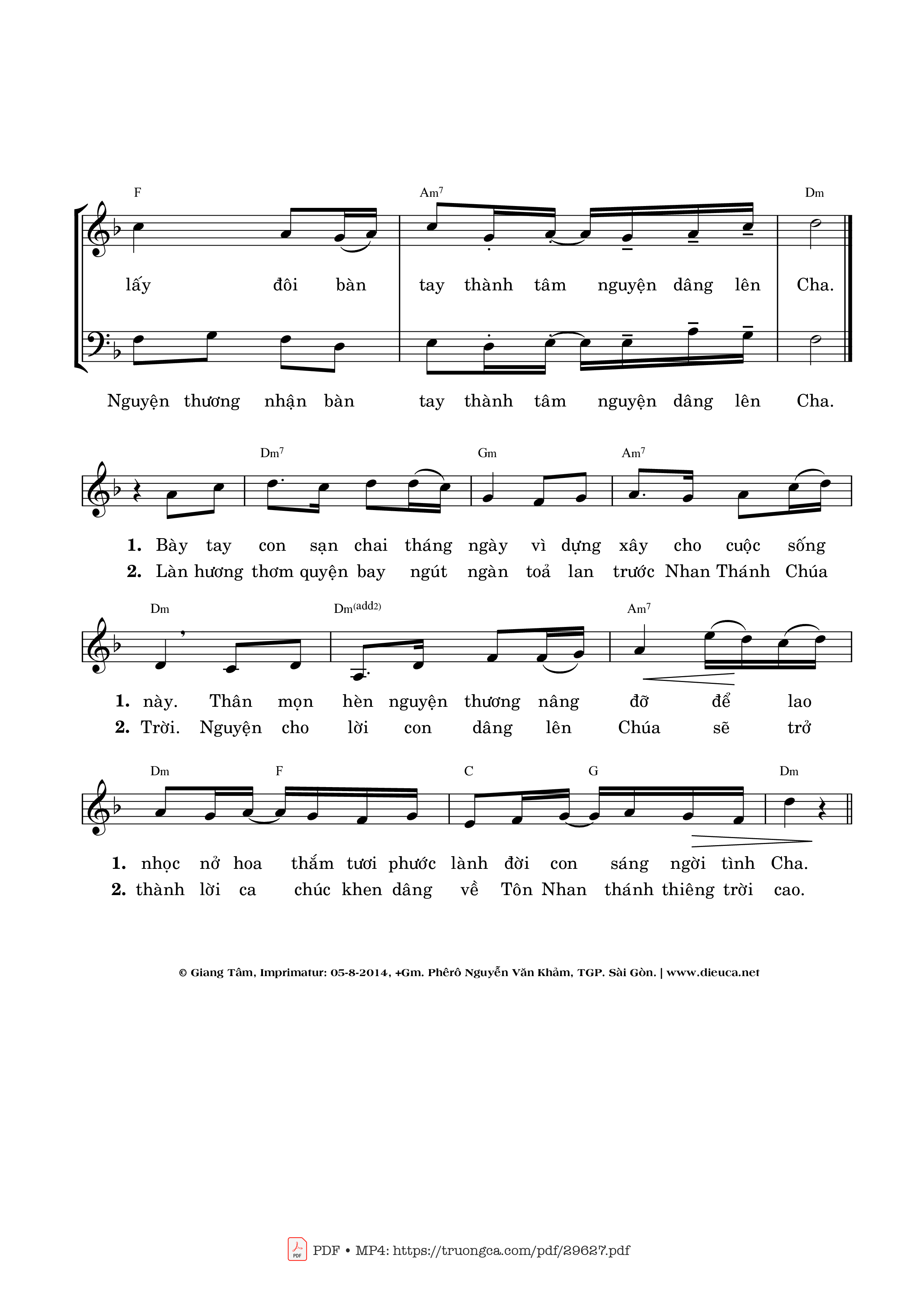 Page 2 of Sheet music PDF Lễ Dâng Thành Tâm - Giang Tâm