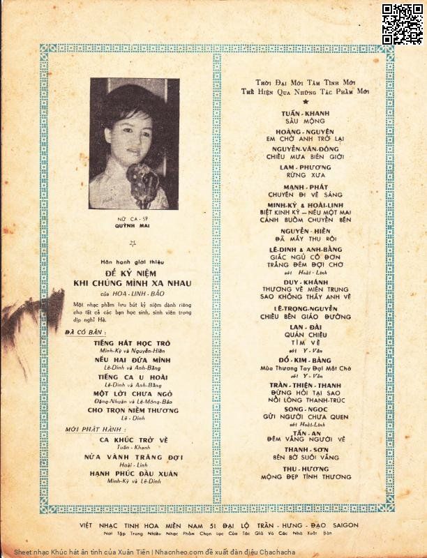 Page 4 of Sheet music PDF Khúc hát ân tình - Xuân Tiên