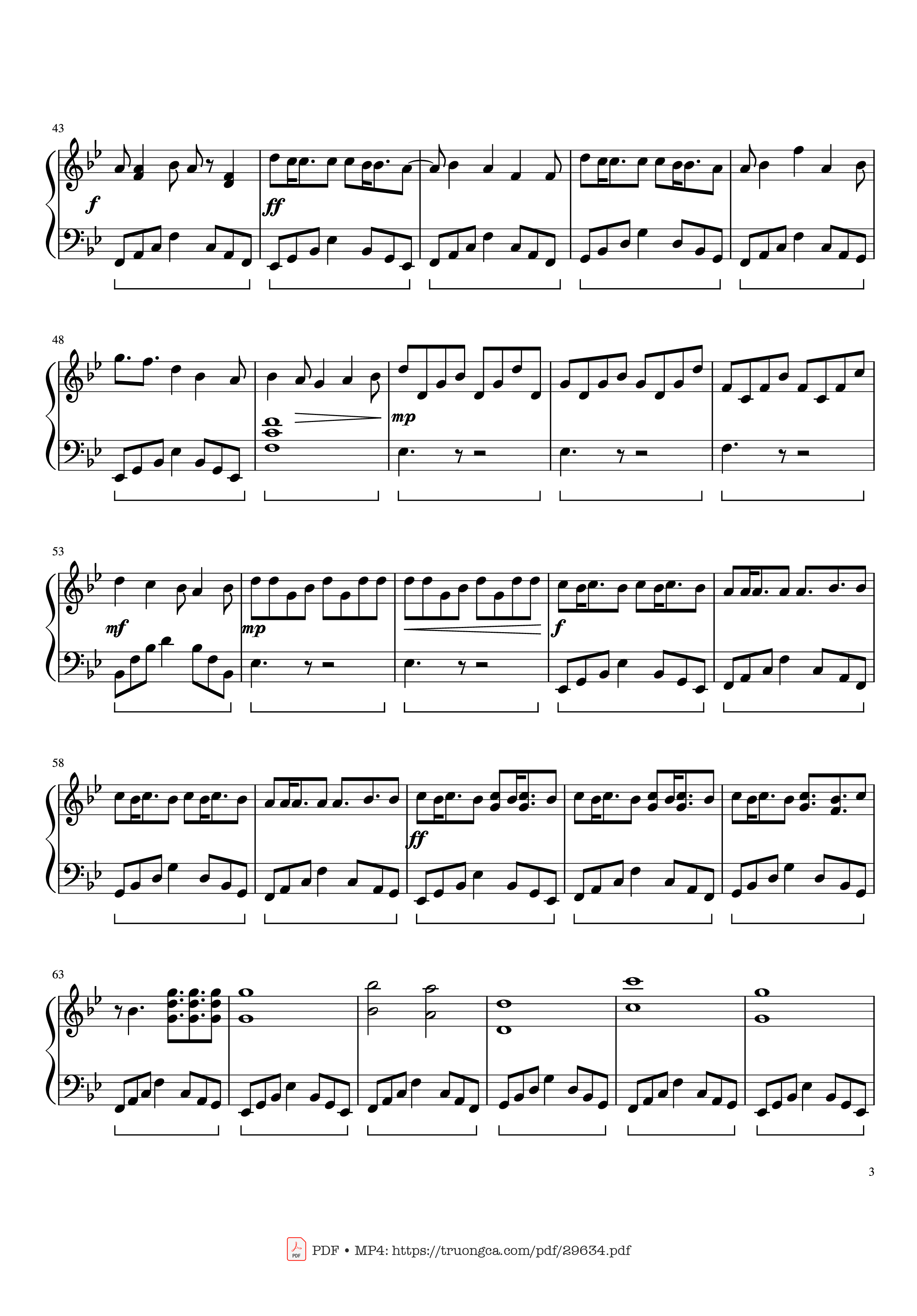 Page 3 of Sheet music PDF Piano Unravel Piano - Composed by TK Arranged by Roger Nguyen Edited by Max Tan
