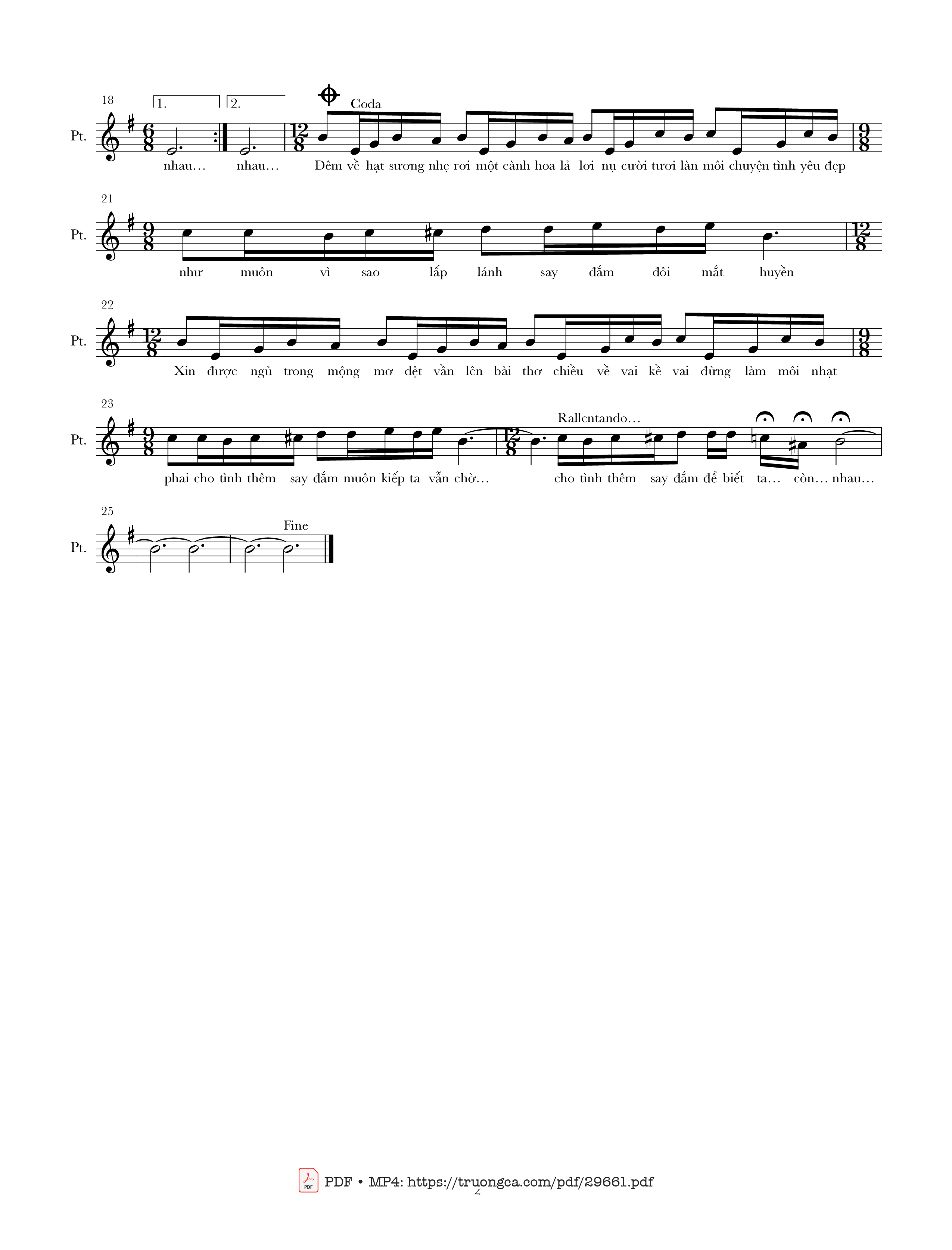Page 2 of Sheet music PDF Hạnh phúc bên nhau (Mariage d