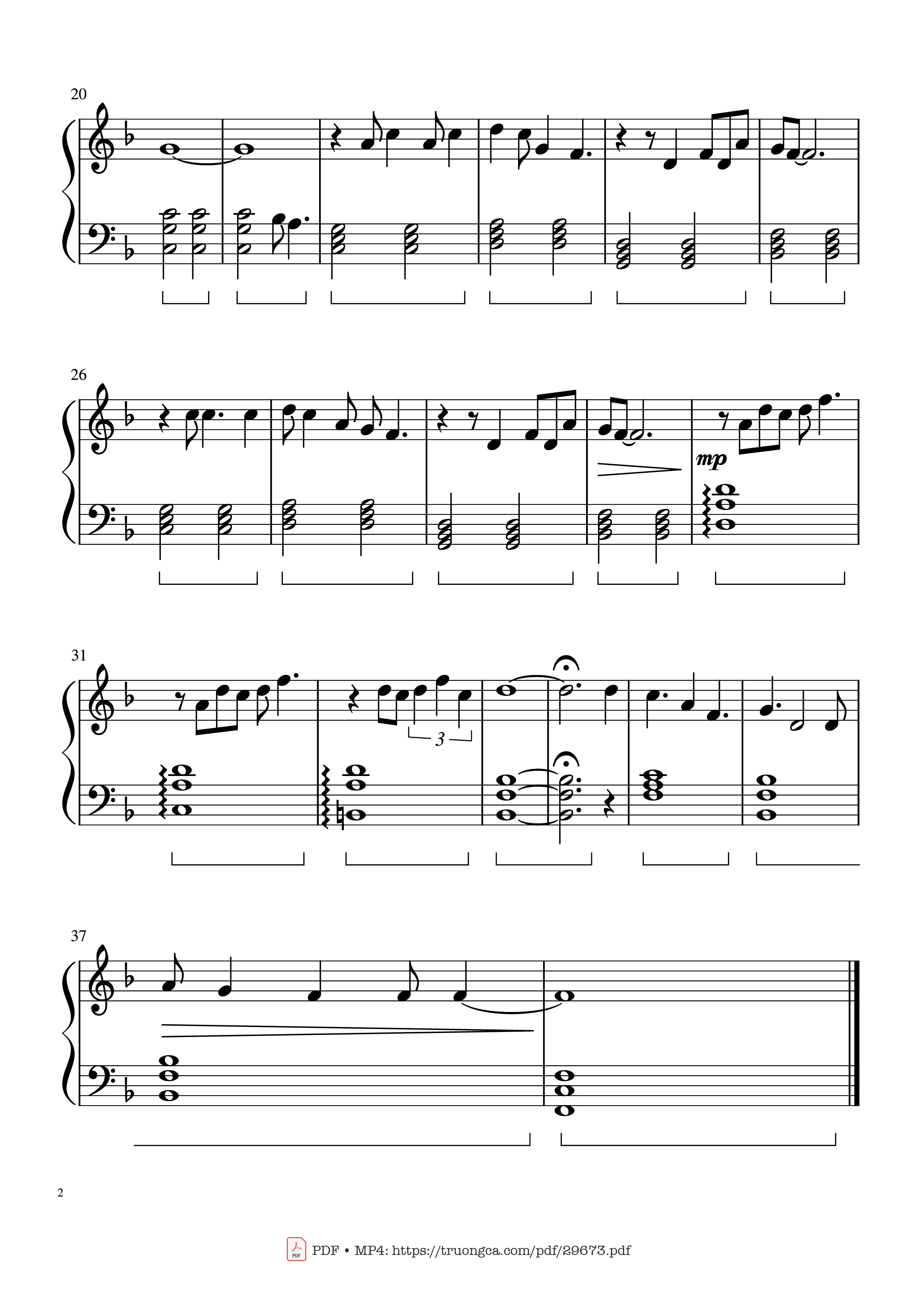 Page 2 of Sheet music PDF Piano Your Song Piano Easy - Elton John