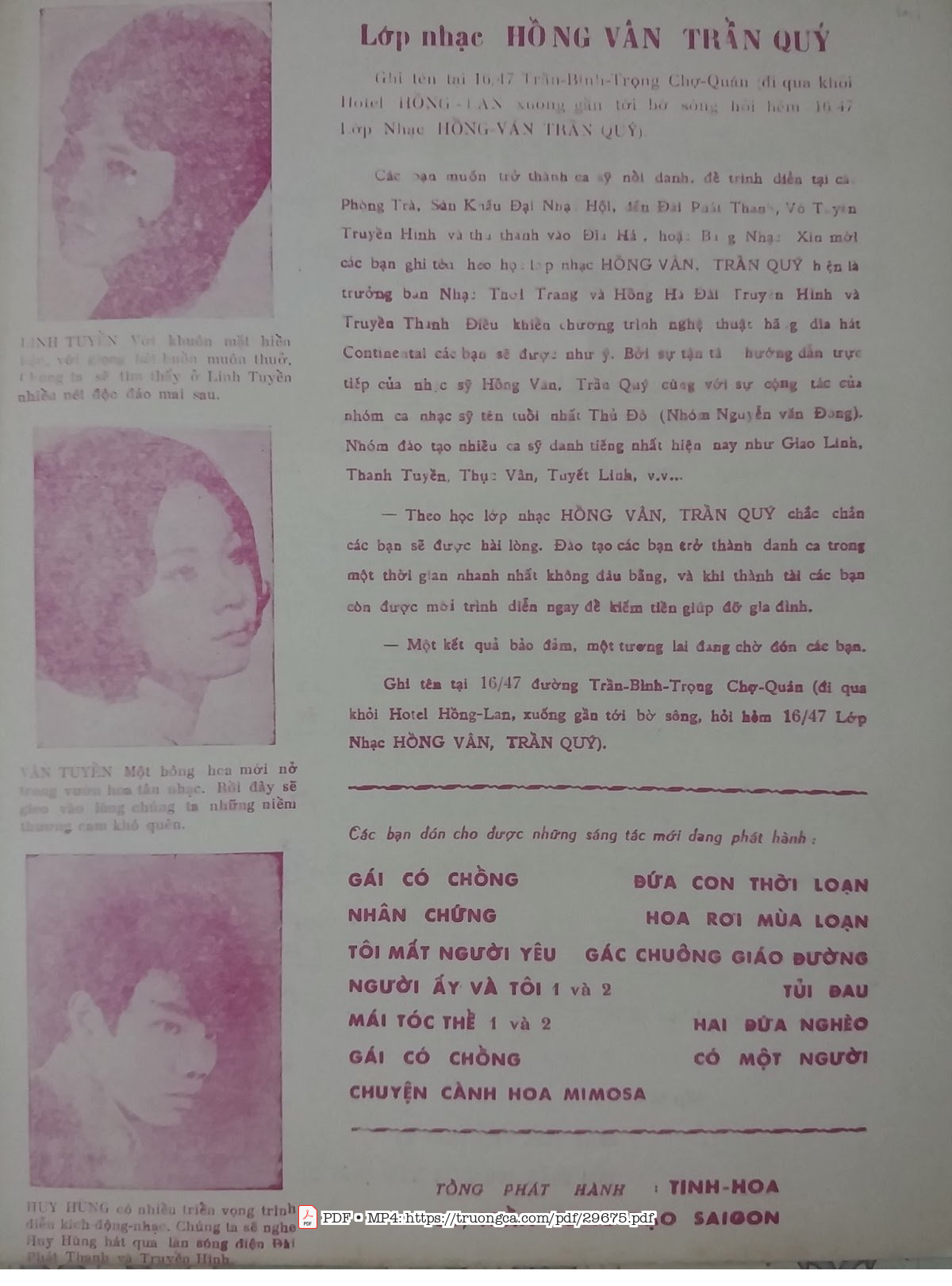Page 4 of Sheet music PDF Chuyện cành hoa mimosa - Hồng Vân