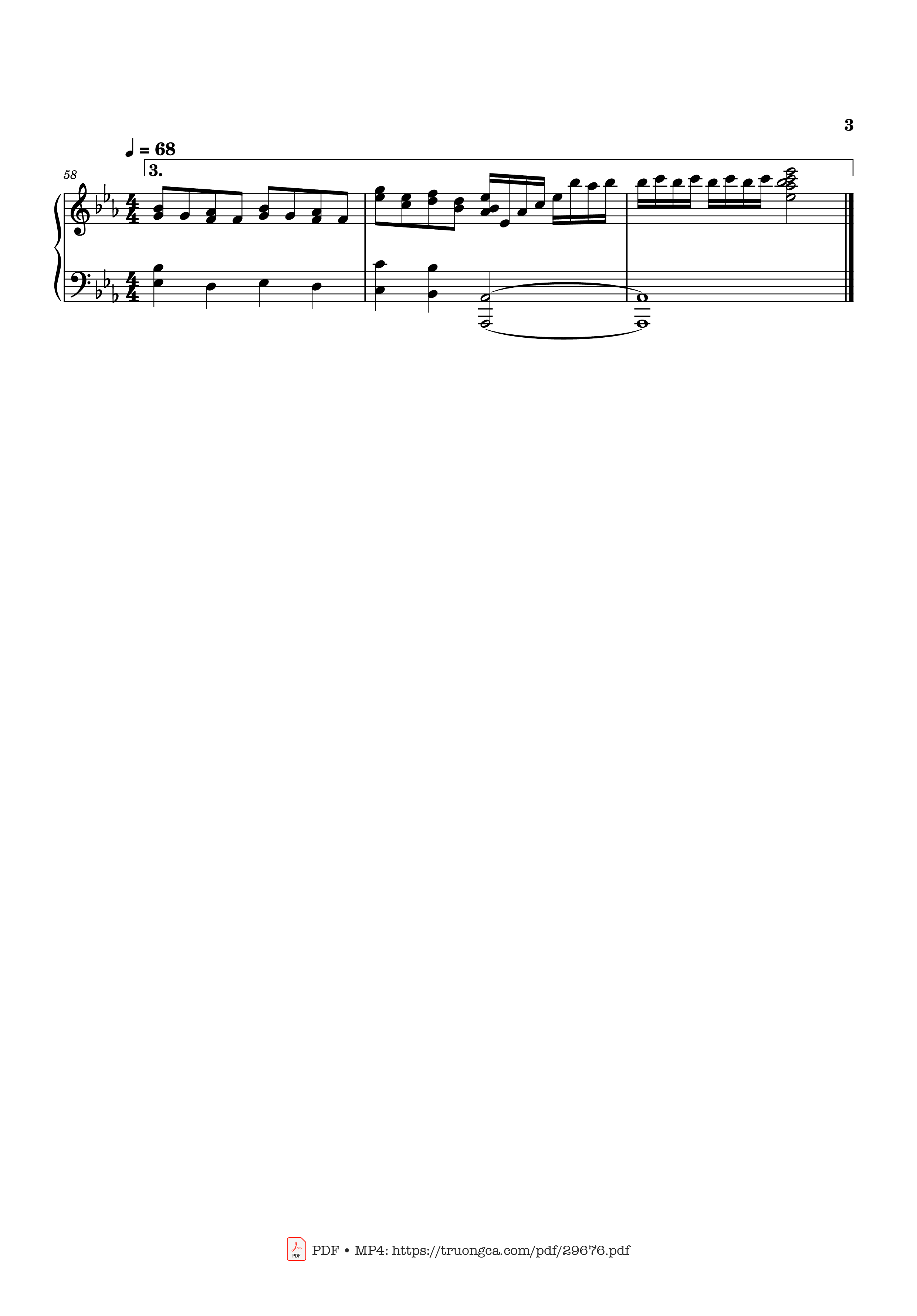 Page 3 of Sheet music PDF Piano Martha Piano - Tom Waits