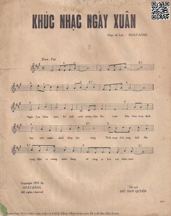 Page 2 of Sheet music PDF Khúc nhạc ngày xuân - Nhật Bằng