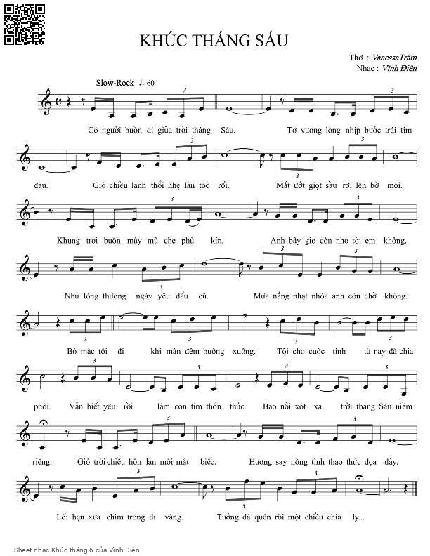 Khúc tháng 6 - Vĩnh Điện