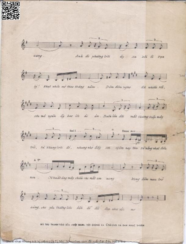 Page 3 of Sheet music PDF Khung trời kỷ niệm - Tú Nhi