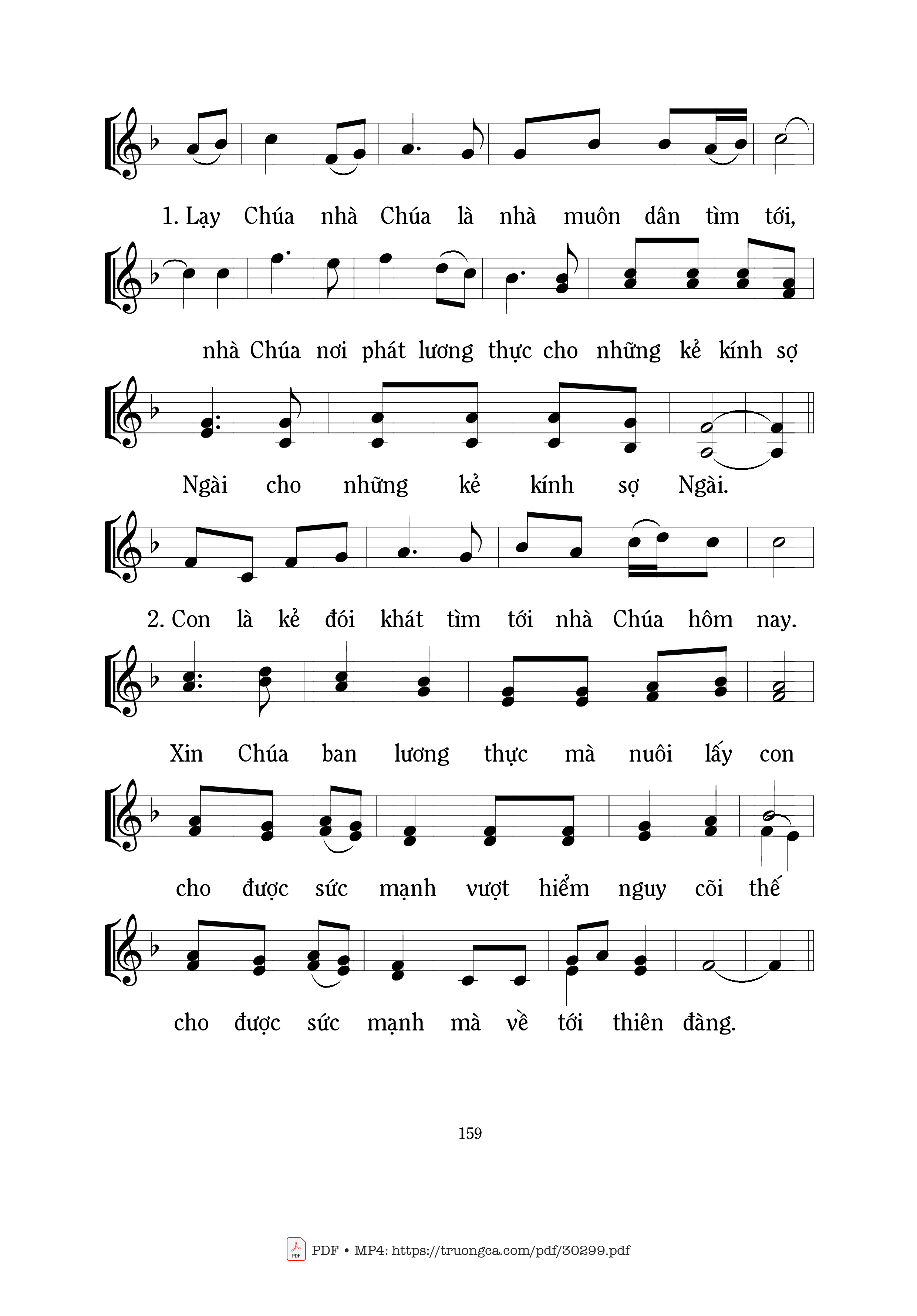 Page 2 of Sheet music PDF Bánh thiêng liêng - Mi Trầm