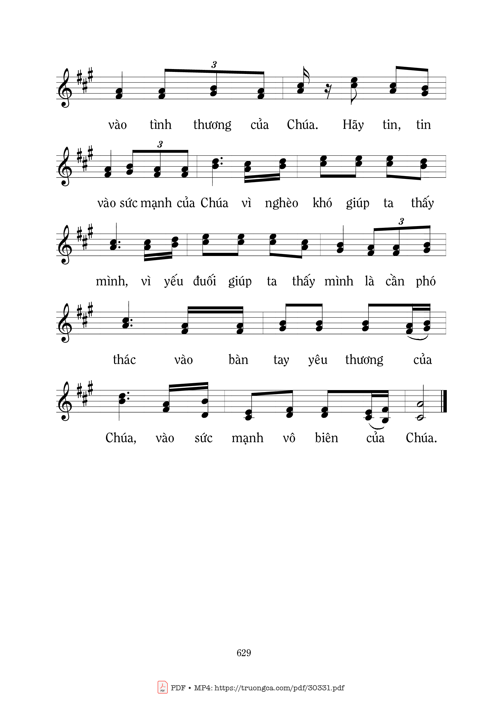 Page 2 of Sheet music PDF Con xin được - Mi Trầm