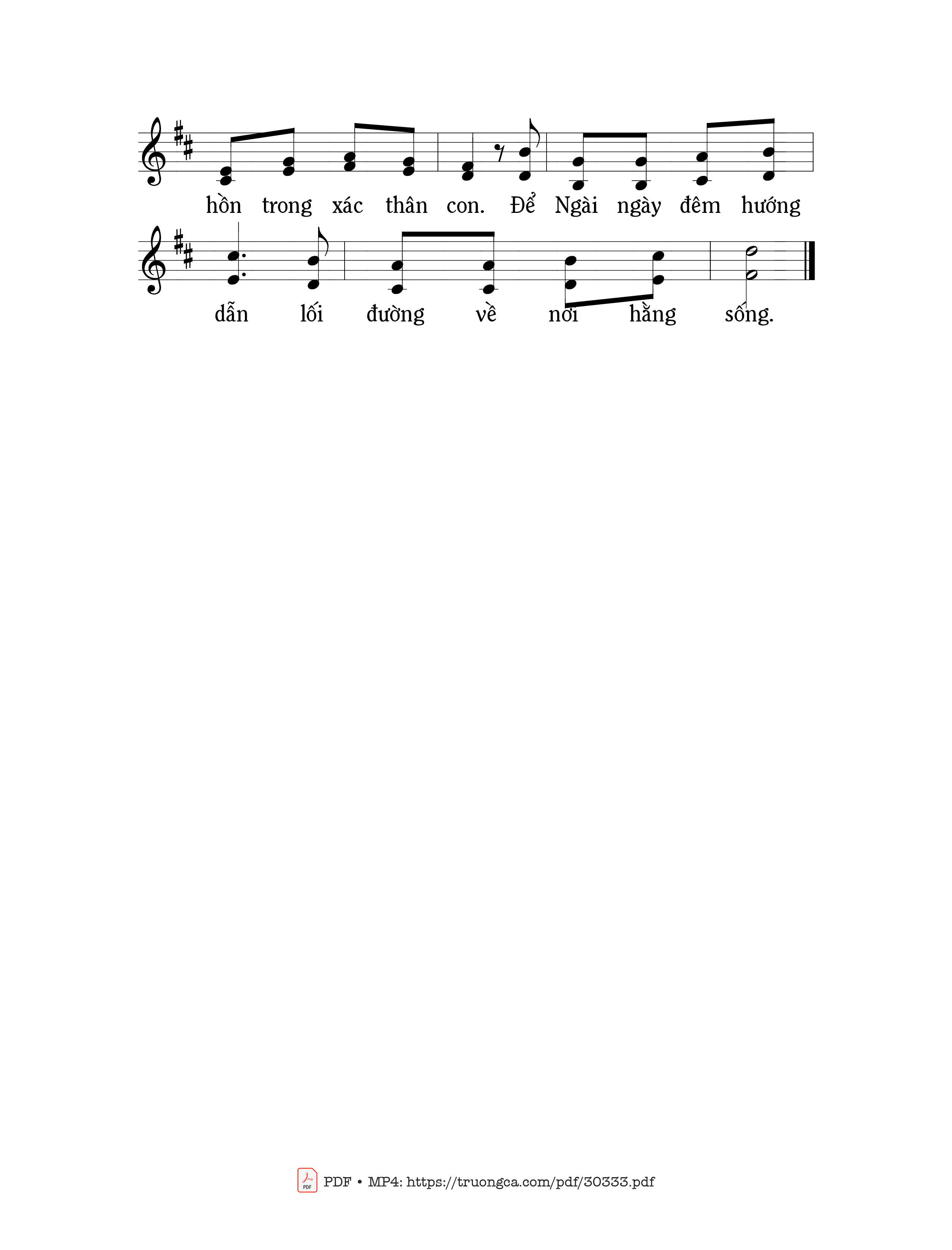 Page 2 of Sheet music PDF Con xin trao về Chúa - Mi Trầm