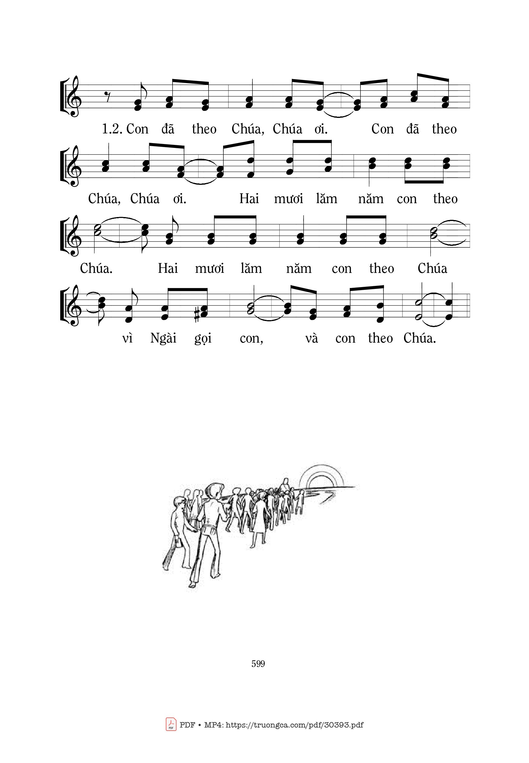 Page 4 of Sheet music PDF Hai mươi lăm năm - Mi Trầm