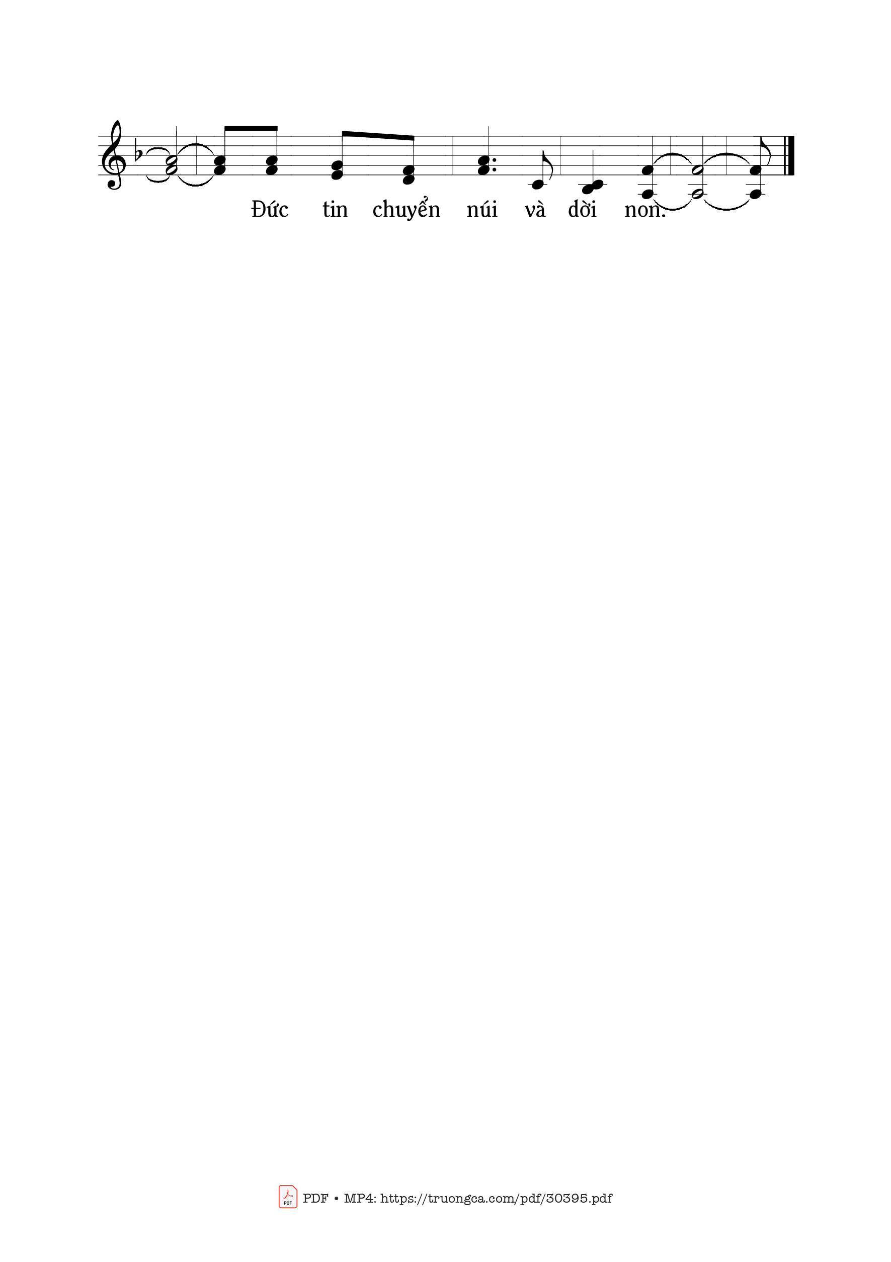 Page 2 of Sheet music PDF Hành trình Đức tin - Mi Trầm