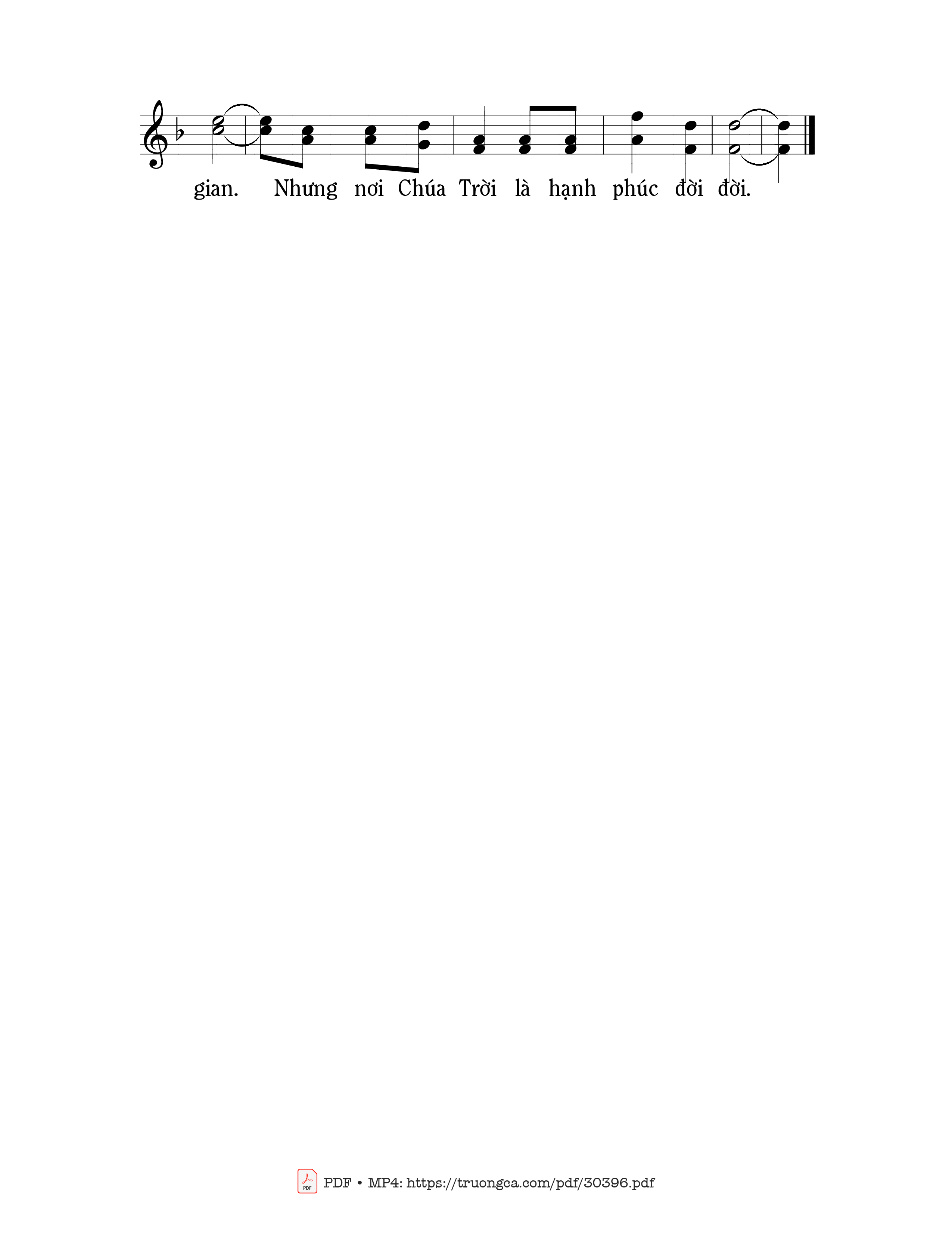 Page 2 of Sheet music PDF Hạnh Phúc Trần Gian - Mi Trầm