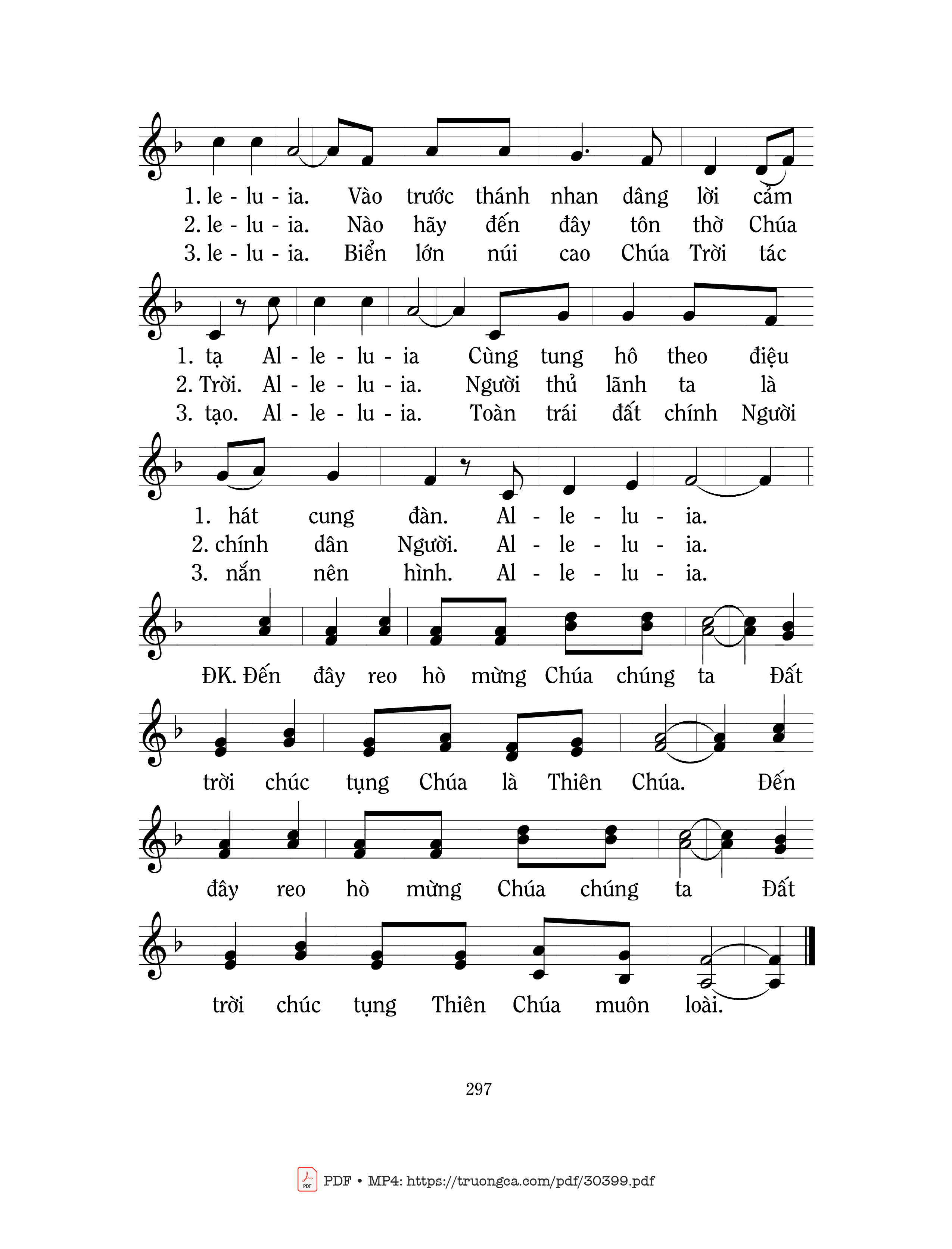 Page 2 of Sheet music PDF Hãy Đến Đây - Mi Trầm